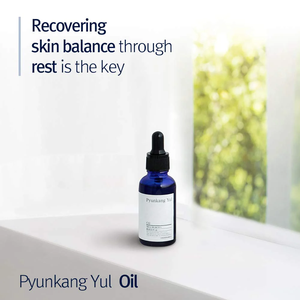 Pyunkang Yul PKY Facial Oil for All Skin Types - 100% Natural Vitamin E From Shea Butter, Pure Vitamin C from Lemon & Bergamot, Lavender & Rosemary Leaf Oil Calm Irritated Skin 0.9 Fl. Oz - Image 4