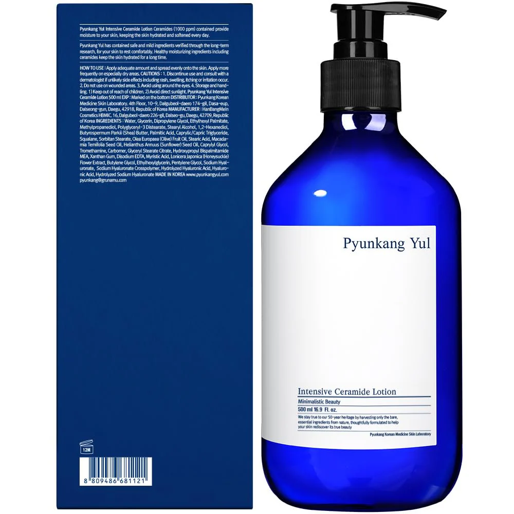 Pyunkang Yul PKY Intensive Ceramide Body Lotion, Non-Greasy, Minimal Ingredients, Zero-Irritation, Korean Skincare (500ml, 16.9 Fl.Oz) - Image 9