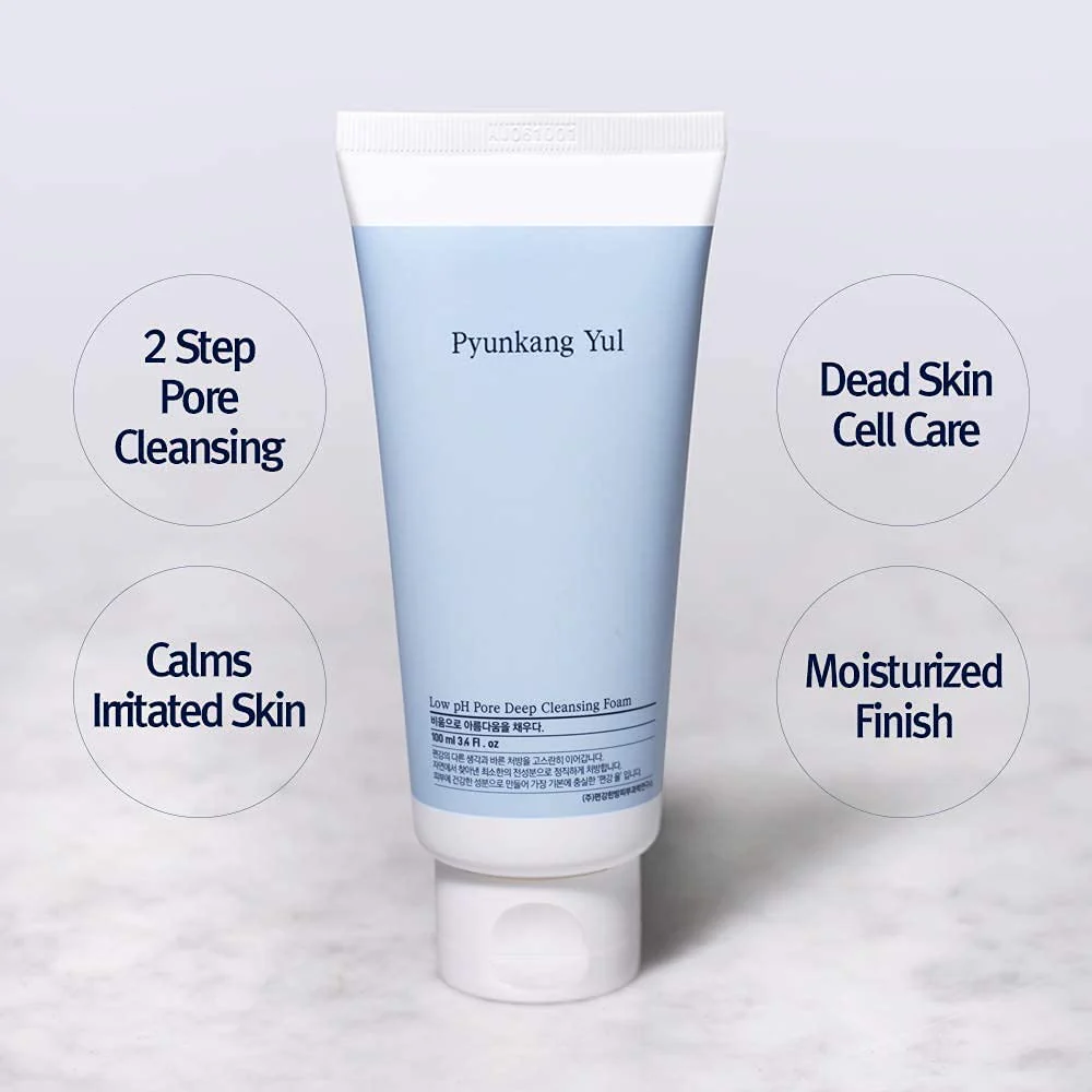 Pyunkang Yul PKY Low pH Pore Deep Cleansing Foam, Pore Cleanser with Fluffy Microbubbles, AHA, Witch Hazel, Zero Irritation, Korean Skincare (3.38 Fl. Oz, 100ml) - Image 8