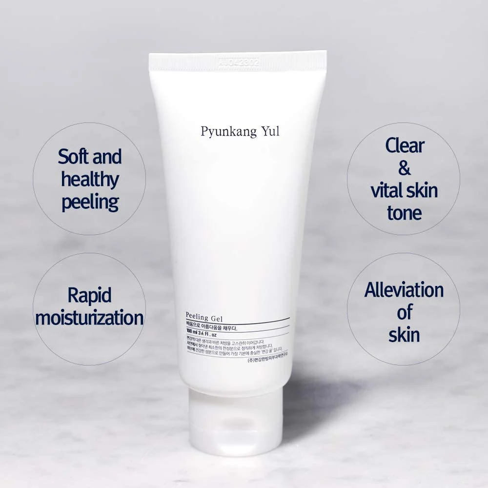 Pyunkang Yul PKY Peeling Gel with Immediate Visible Effect, Mild and Smooth Face Scrub with Papaya and AHA, Zero-Irritation, Korean Skincare (3.4 Fl.Oz, 100ml) - Image 7