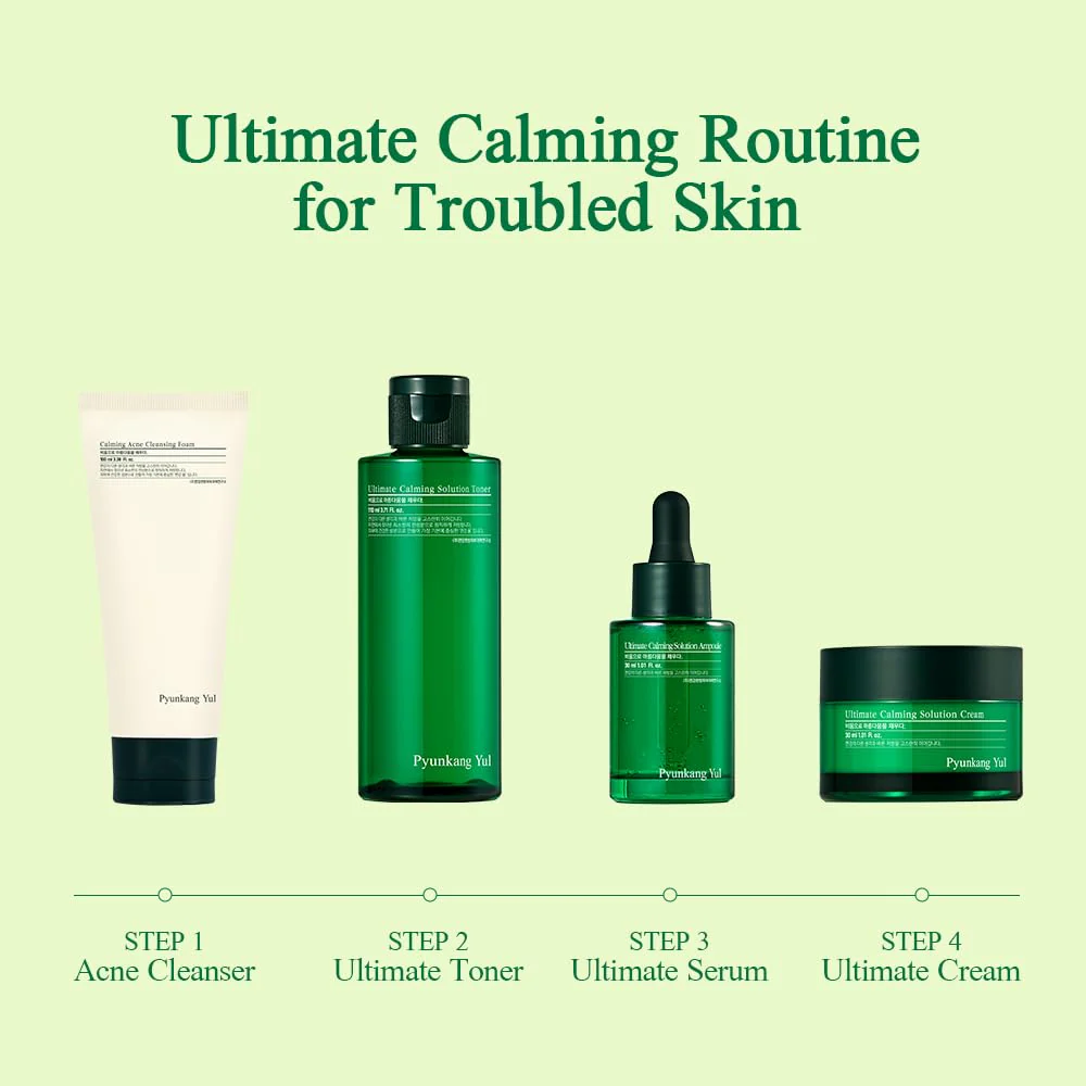 Pyunkang Yul PKY Ultimate Calming Solution Cream for Sensitive Skin with Patented Ingredients, Moisturizer Intensely Calms & Soothes Redness with Cica & Tea Tree, Korean Skincare (1.01 Fl. Oz, 30ml) - Image 3