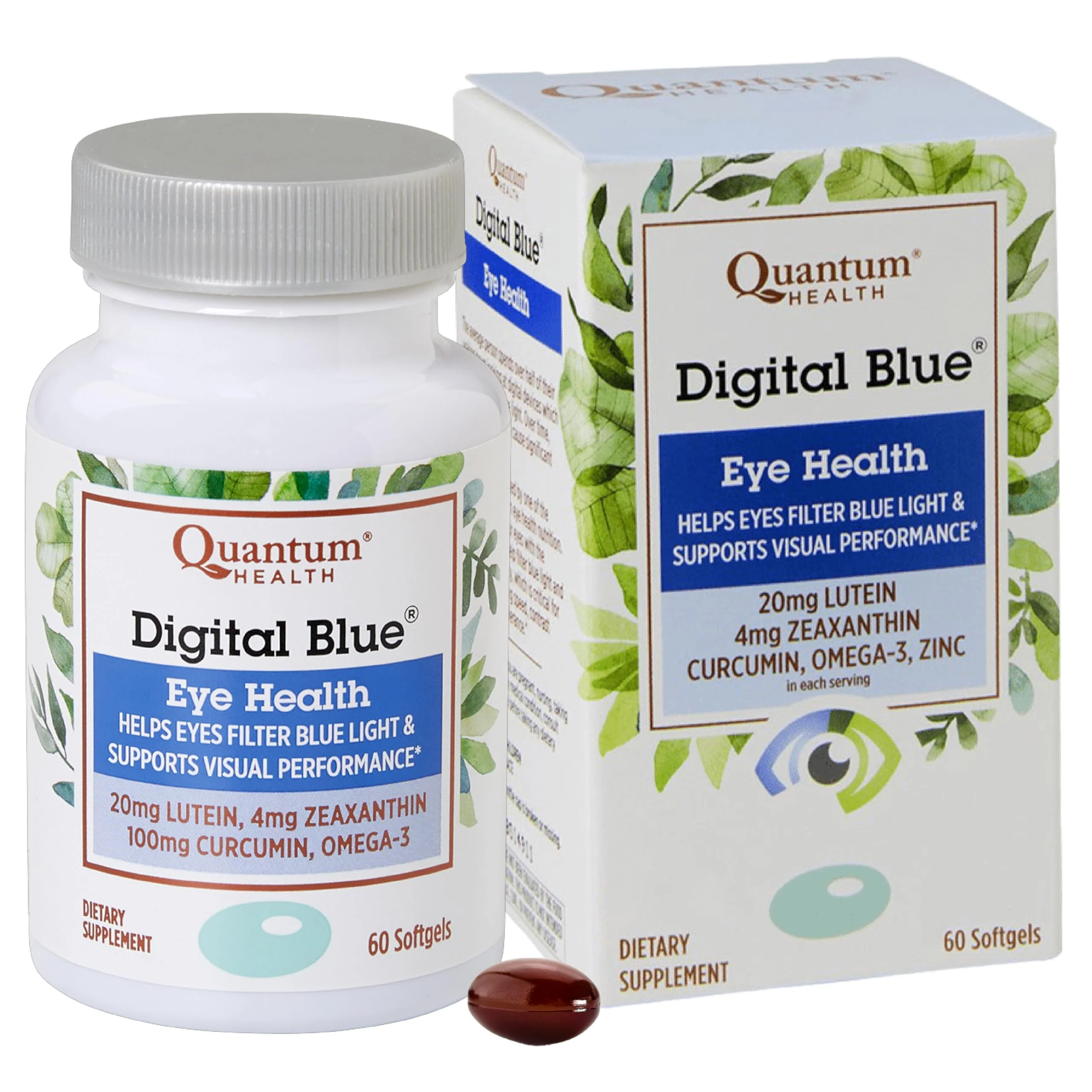 Quantum Health Digital Blue Eye Health, 60 Softgels