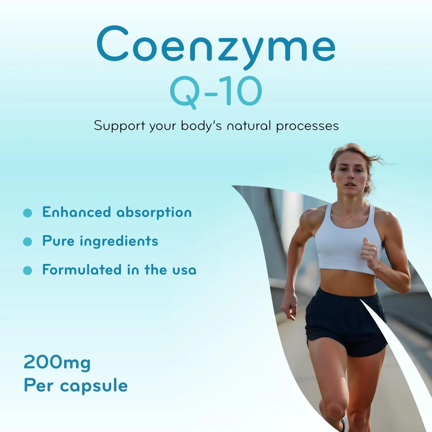 Quick Absorption CoQ10 200mg - Coenzyme Q10 200mg Potent Antioxidant for Heart Energy and Aging Support - High Stability CoQ10 Ubiquinone Capsules - Made in a cGMP US Lab (200 Servings) - Image 7