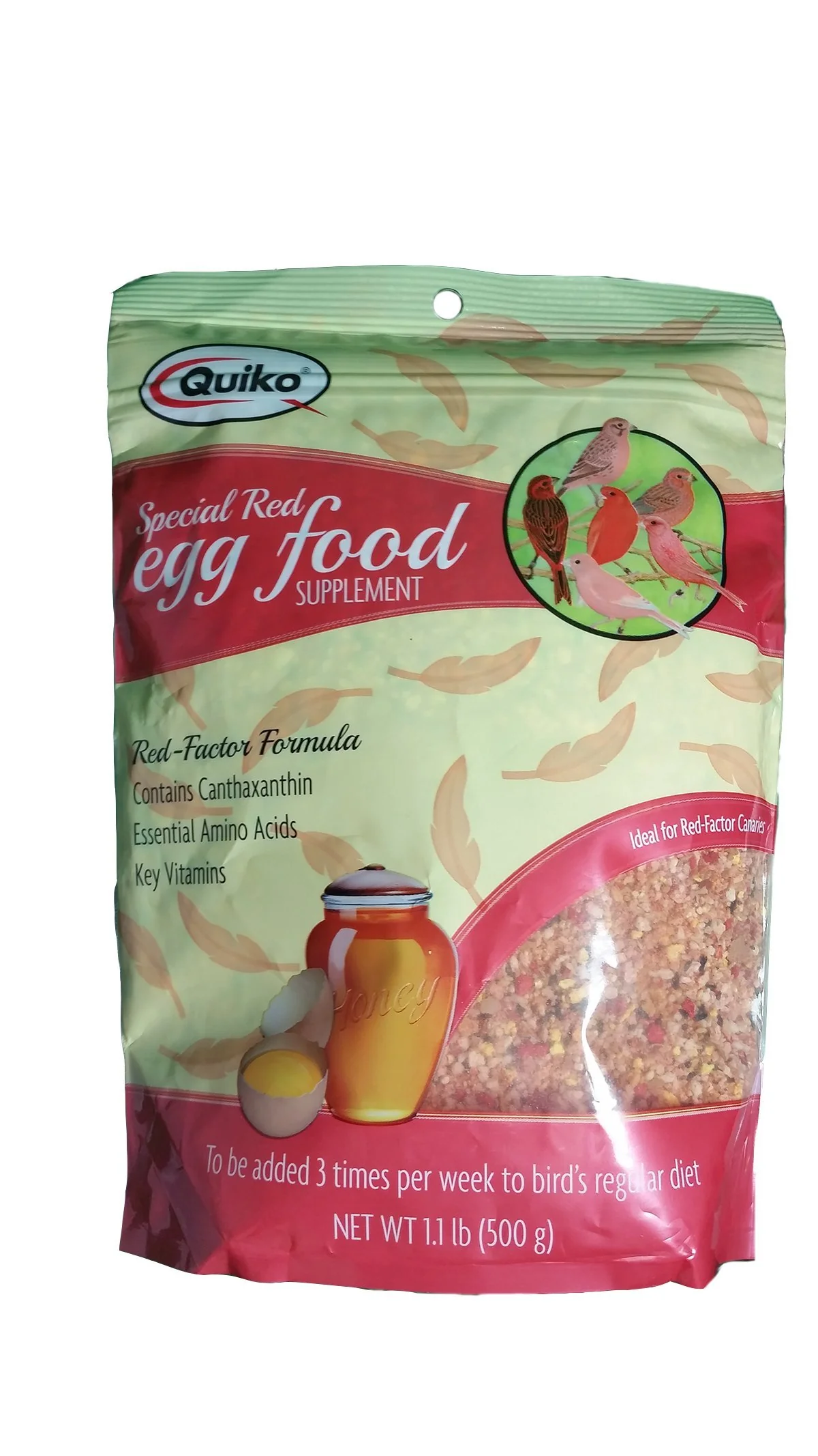 Quiko Special Red Eggfoods - Net Wt. 1.1 lbs