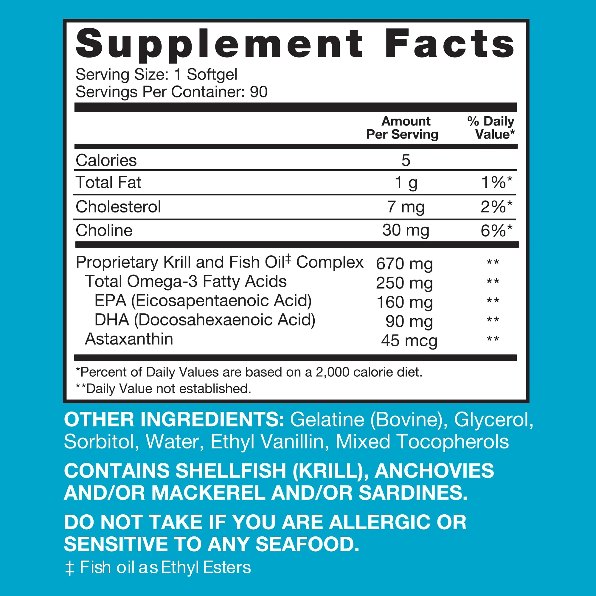 Qunol Advanced Omega 3 Krill and Fish Oil Complex, 10x Better Bioavailability, One Pill Dose, 250mg EPA & DHA, Supports Brain, Eye, Heart and Joint Health, 90 Count (Pack of 1) - Image 8