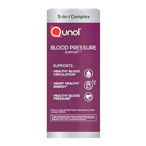 Qunol Blood Pressure Support, 3 in 1 Beets + CoQ10 + Grape Seed Extract, Beet Root Capsules that Supports Healthy Blood Circulation & Heart Healthy Energy, 60 Count (Pack of 1) - Image 2