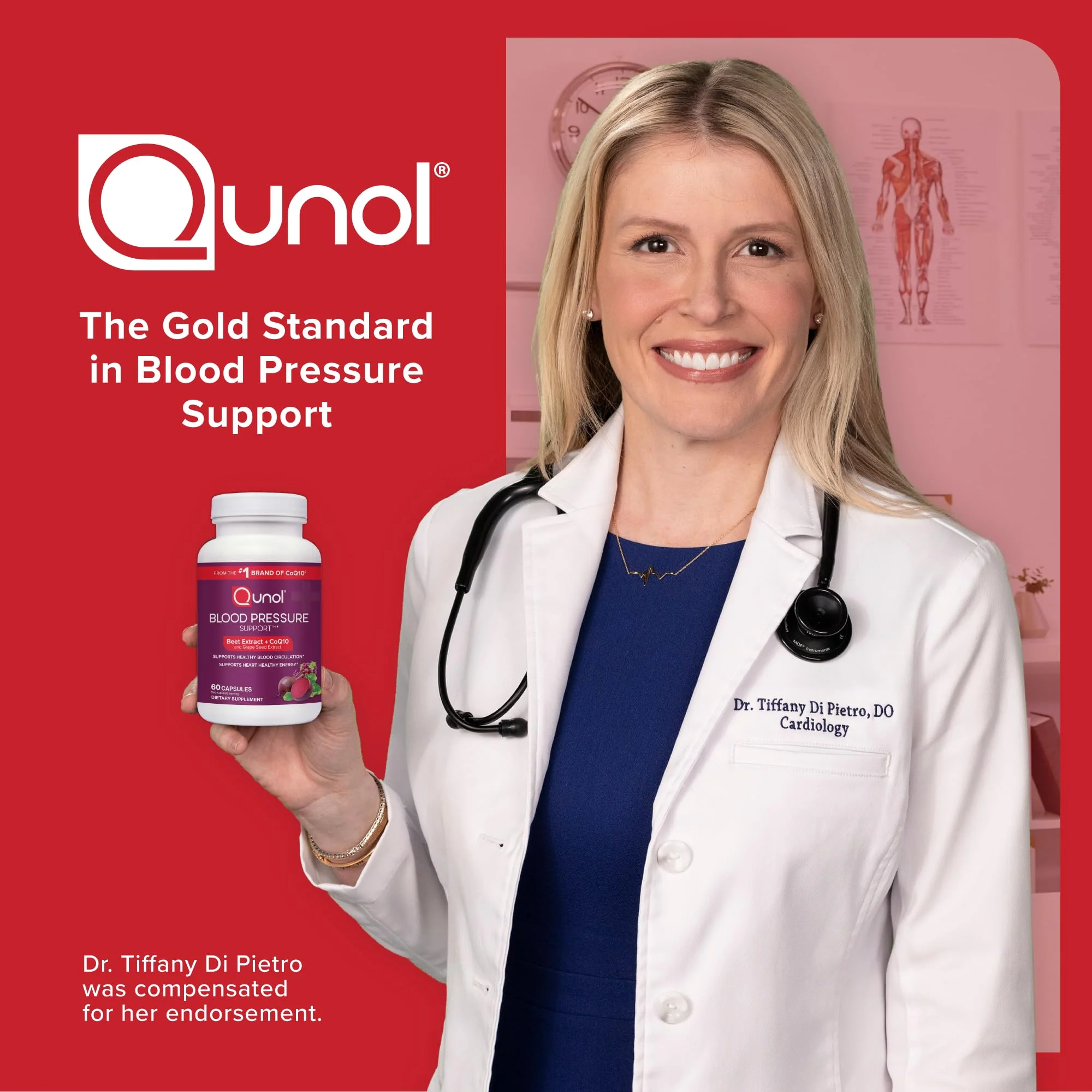 Qunol Blood Pressure Support, 3 in 1 Beets + CoQ10 + Grape Seed Extract, Beet Root Capsules that Supports Healthy Blood Circulation & Heart Healthy Energy, 60 Count (Pack of 2) - Image 8
