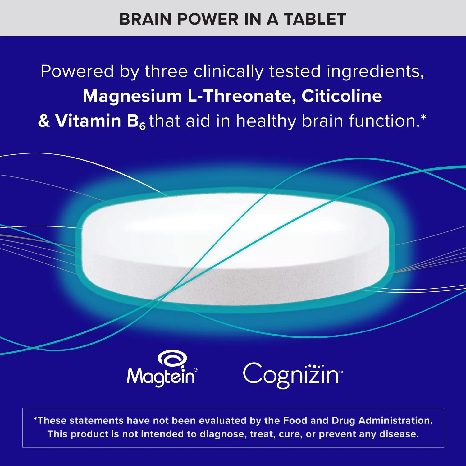 Qunol Brain Health Memory Plus with B6, Magnesium L-Threonate & Citicoline, Clinically Tested Ingredients to Improve Memory, Focus, Attention and Productivity, 60 Count (Pack of 1) - Image 10