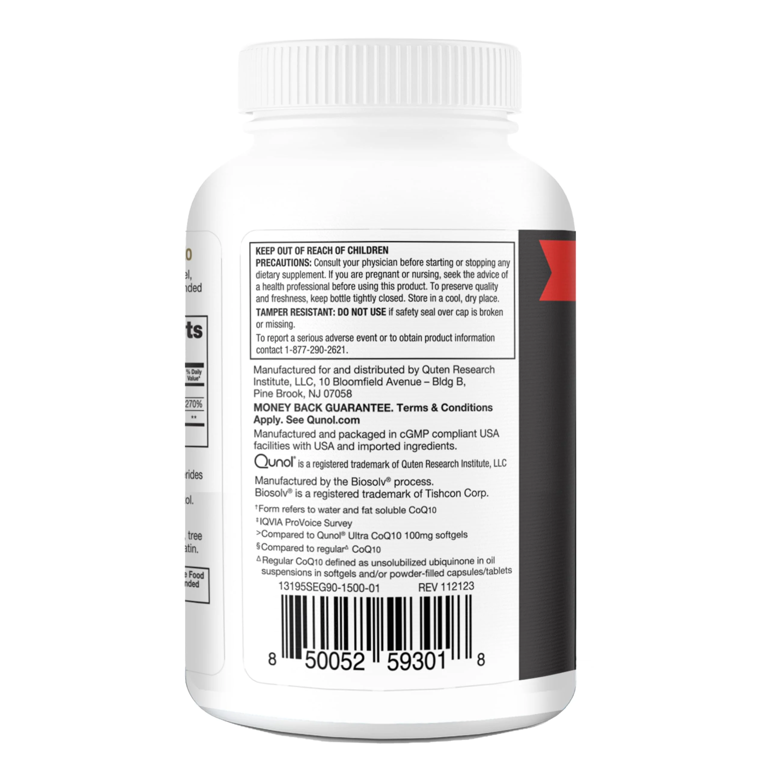 Qunol CoQ10 200mg Softgels, Ultra CoQ10 - Ultra High Absorption Coenzyme Q10 Supplements - Antioxidant Supplement for Vascular and Heart Health & Energy Production, 90 Count - Image 2