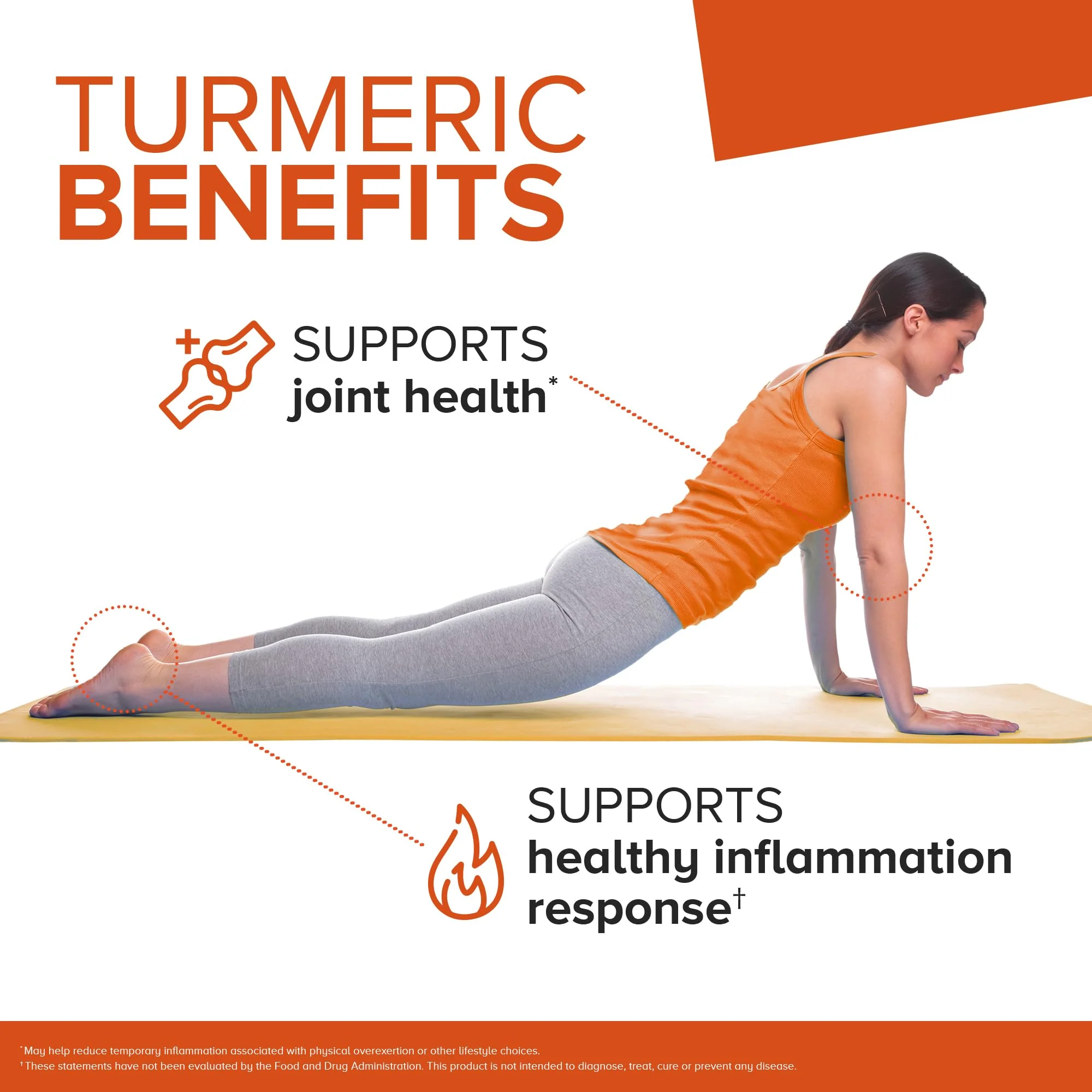 Qunol Turmeric Curcumin Supplement, 1000mg with Ultra High Absorption, for Joint Support, Extra Strength Capsules, 150 Count - Image 8