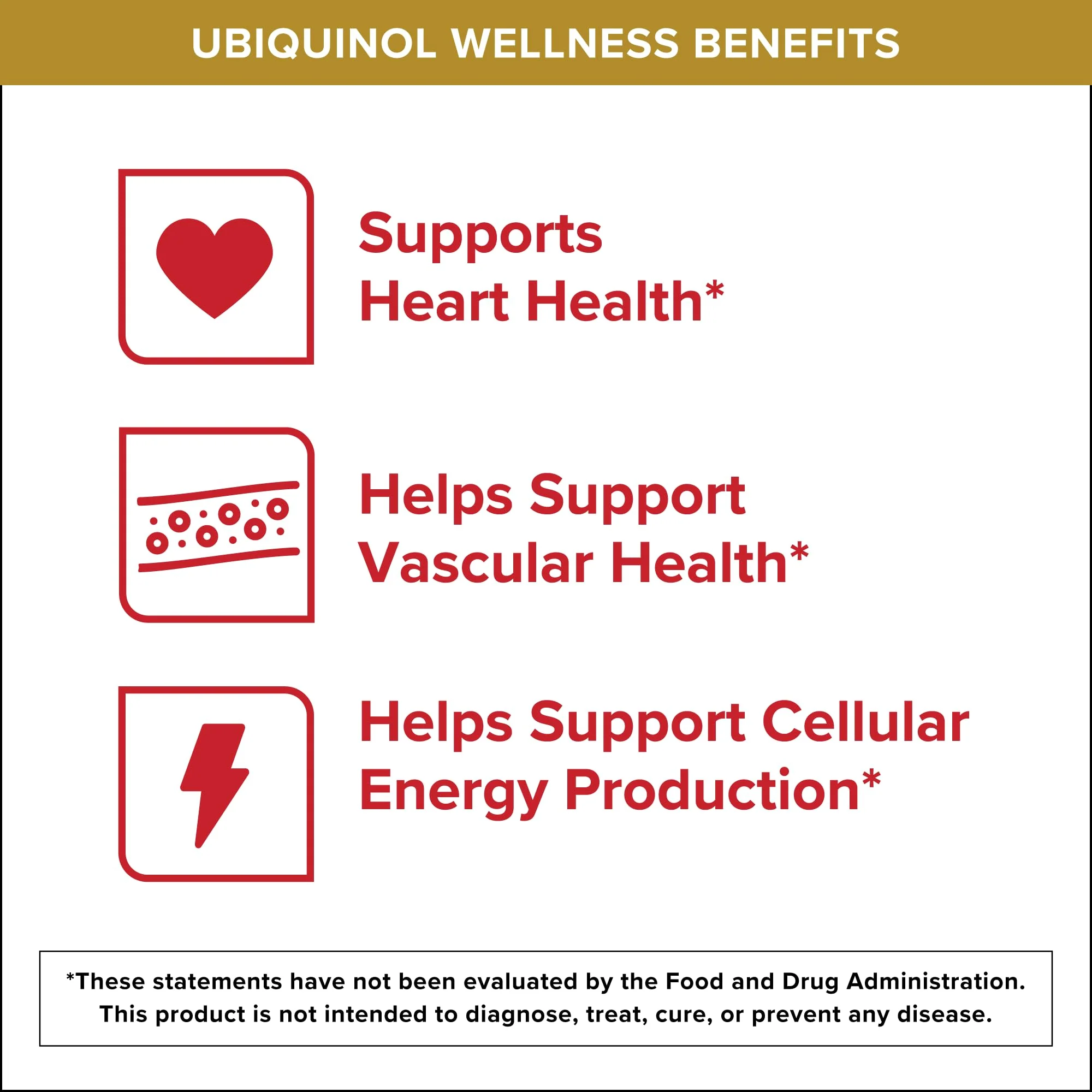 Qunol Ubiquinol CoQ10 200mg Softgels, Powerful Antioxidant for Heart and Vascular Health, Essential for Energy Production, Natural Supplement Active Form of CoQ10, 120ct Softgels - Image 8