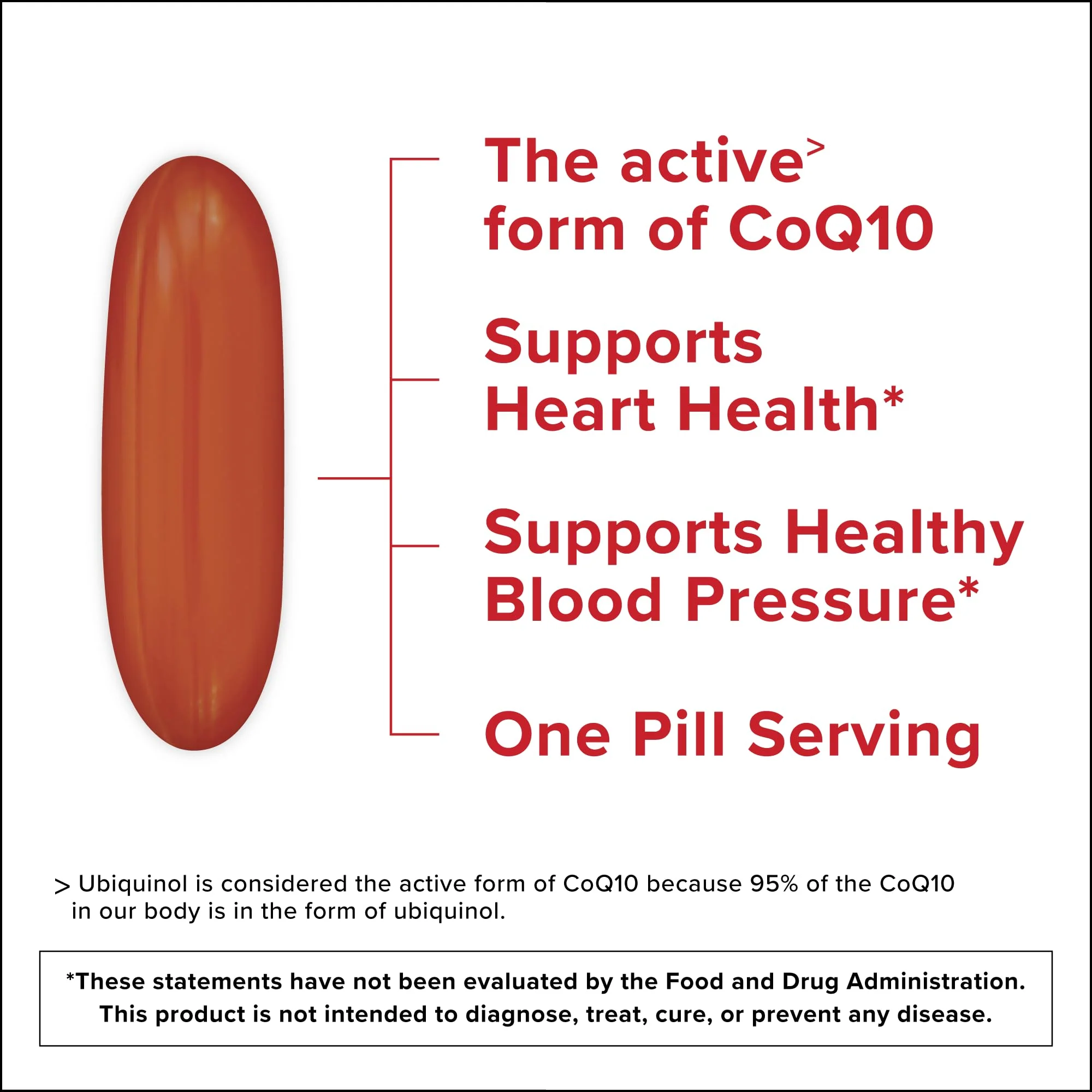 Qunol Ubiquinol CoQ10 200mg Softgels, Powerful Antioxidant for Heart and Vascular Health, Essential for Energy Production, Natural Supplement Active Form of CoQ10, 120ct Softgels - Image 9
