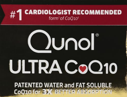 Qunol Ultra CoQ10 100mg, 3x Better Absorption, Patented Water and Fat Soluble Natural Supplement Form of Coenzyme Q10, Antioxidant for Heart Health, 120 Count Softgels - Image 2