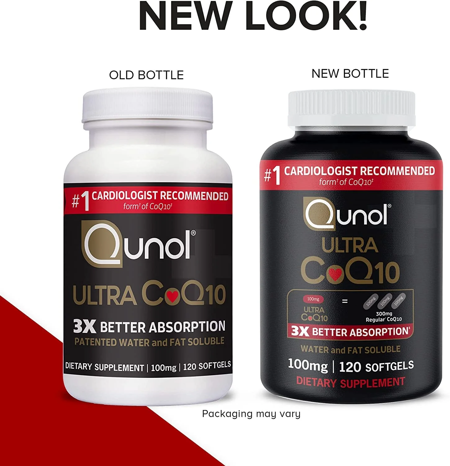 Qunol Ultra CoQ10 100mg, 3x Better Absorption, Patented Water and Fat Soluble Natural Supplement Form of Coenzyme Q10, Antioxidant for Heart Health, 120 Count Softgels - Image 9