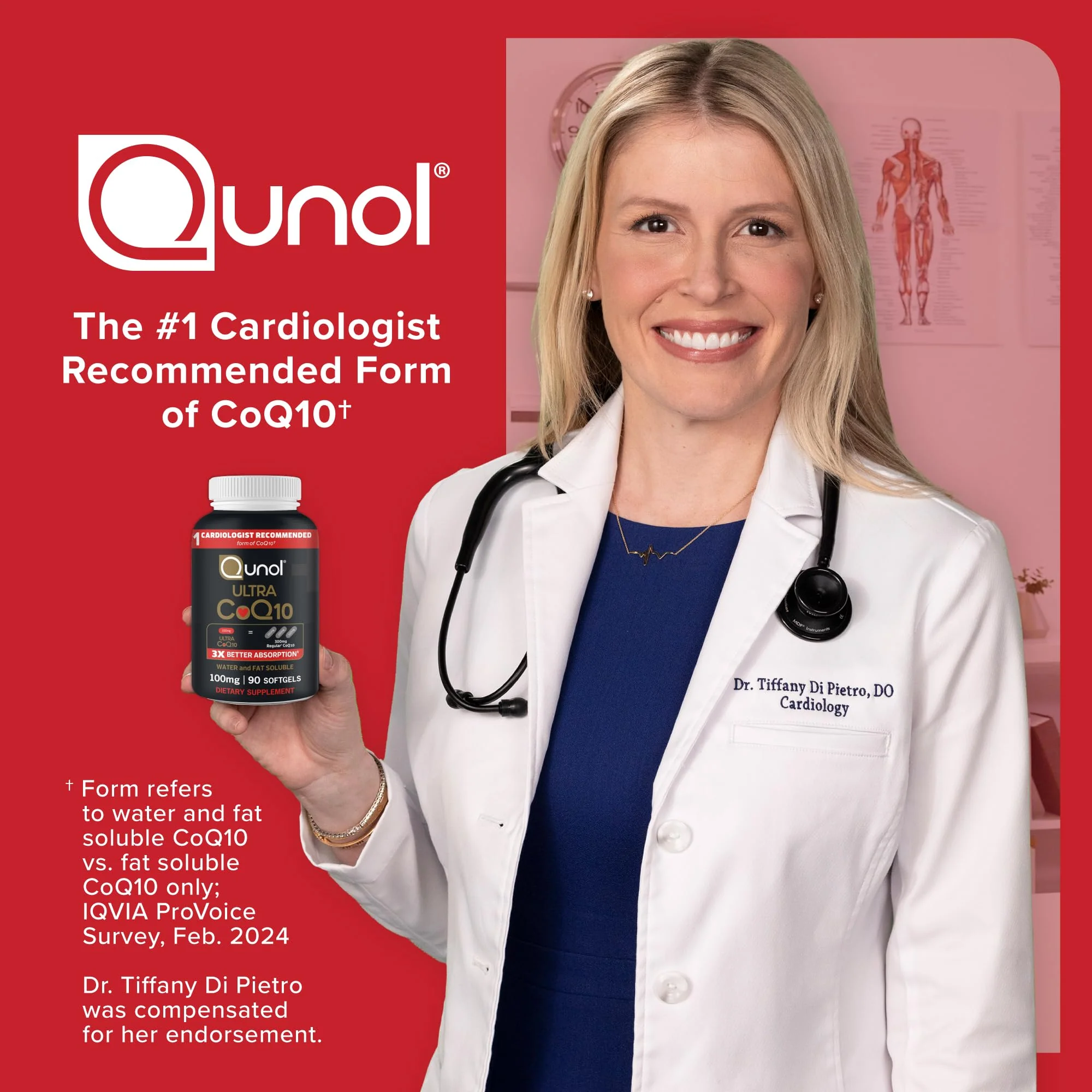 Qunol Ultra CoQ10 100mg Softgels- 3x Better Absorption, Antioxidant for Heart Health & Energy Production, Coenzyme Q10 Vitamins and Supplements, 3 Month Supply, 90 Count - Image 2