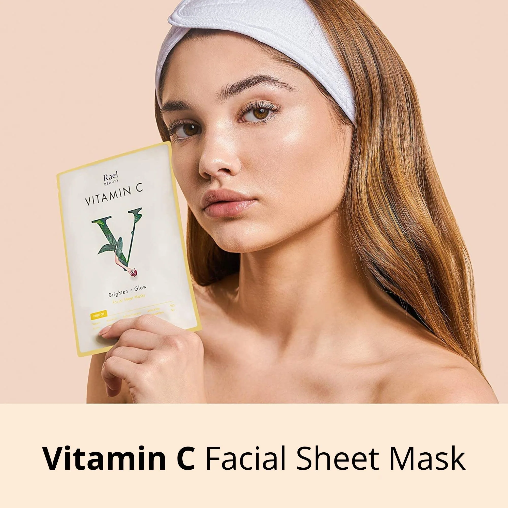 Rael Face Mask Skin Care, Bamboo Facial Mask Sheet Set - Variety Pack, Korean Skincare, All Skin Types, Gift Set (5 Hydration, 5 Vitamin C, 5 Collagen, 5 Tea Tree, 20 Sheets) - Image 6