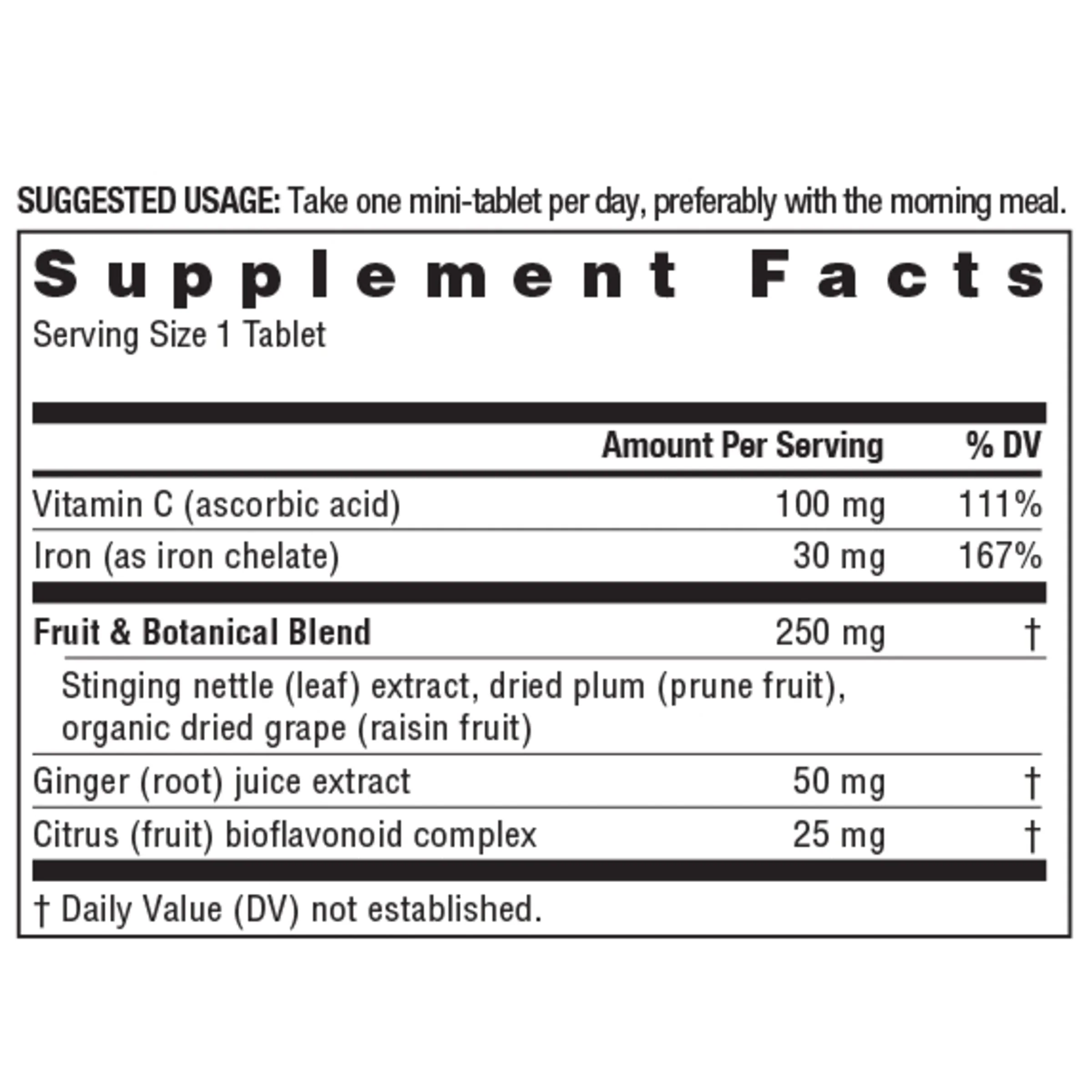 Rainbow Light Complete Iron Mini Tablets | 60 Count | High Potency Iron | with Vitamin C to Support Absorption | Supplement for Men and Women - Image 8