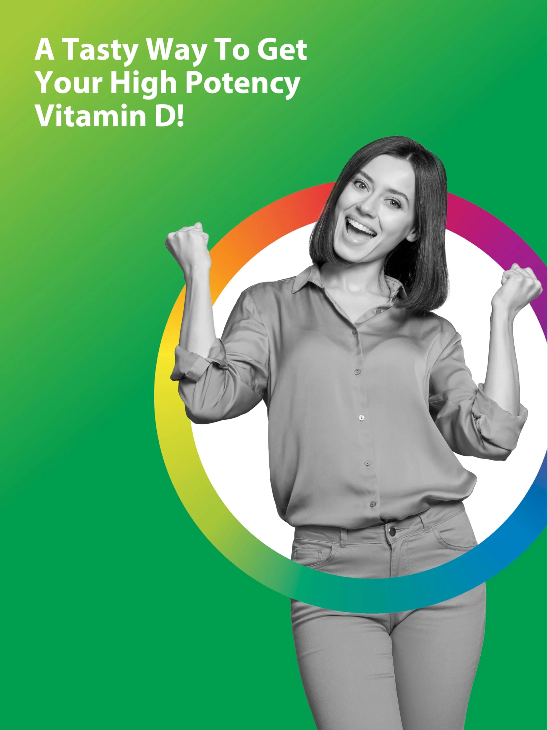 Rainbow Light Vitamin D3 Gummies 2000 IU | 120 Count | Supports Bone & Immune Health | High Potency | Berry Flavor - Image 5