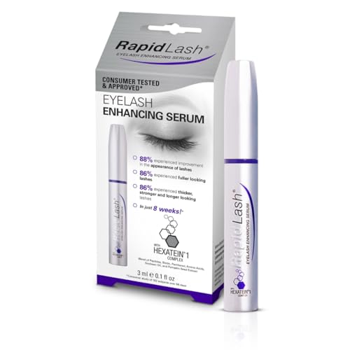 RapidLash Eyelash Enhancing Serum with HEXATEIN 1 Complex – Lash Serum for Eyelashes Conditioning & Hydrating – Longer-Looking, Fuller and Thicker Appearing Lashes – 3 mL / 0.1 fl oz - Image 8