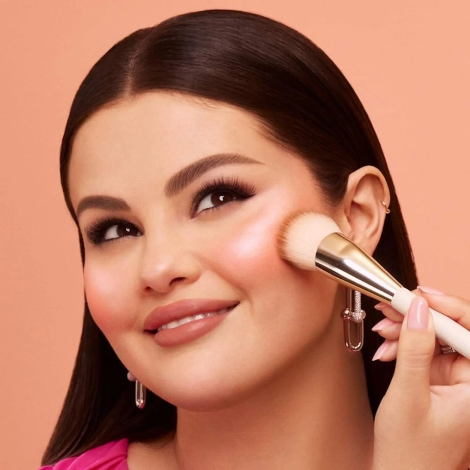 Rare Beauty by Selena Gomez Soft Pinch Luminous Powder Blush - Cheer (light warm pink) 0.098 oz / 2.8 g - Image 7