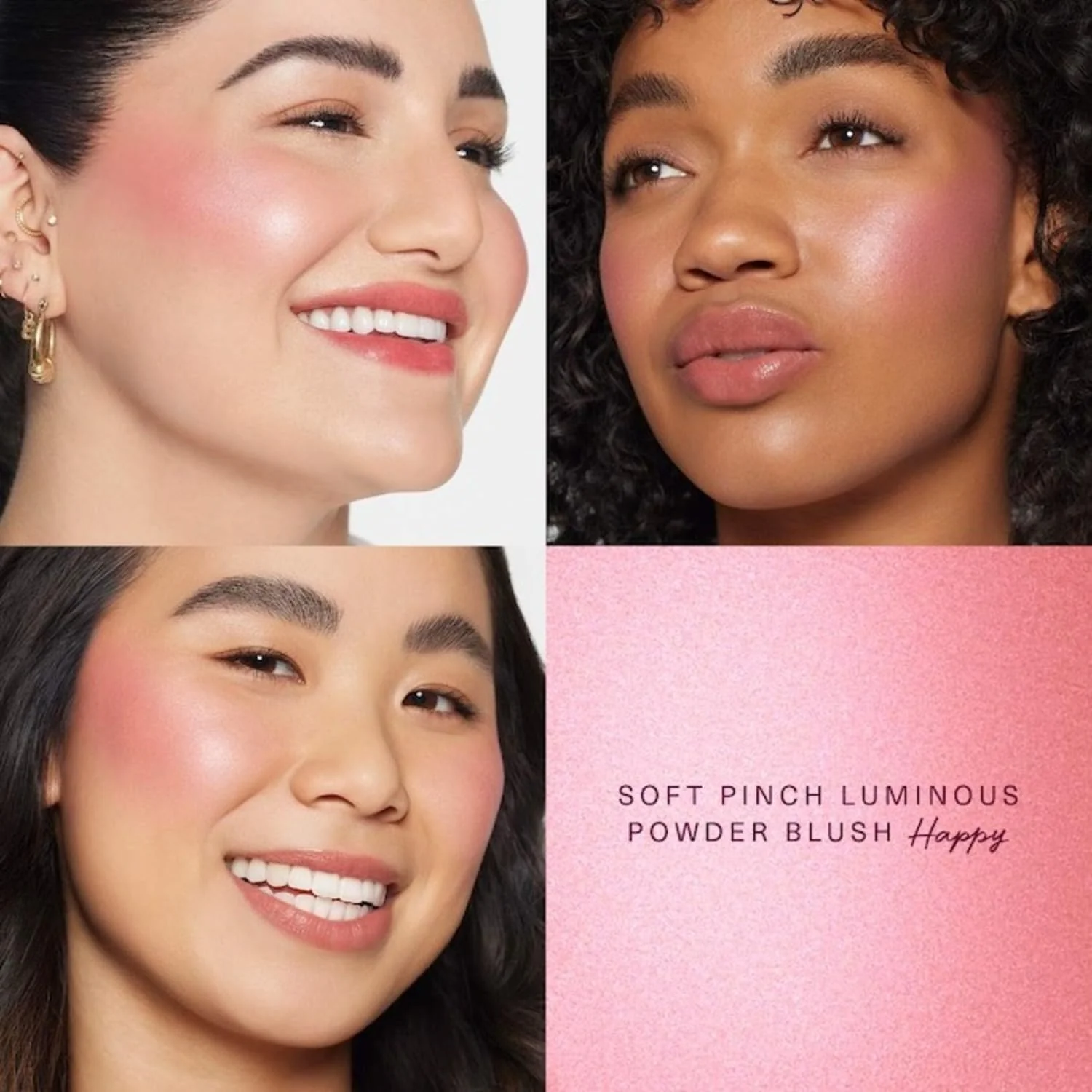 Rare Beauty by Selena Gomez Soft Pinch Luminous Powder Blush - Happy (cool pink) 0.098 oz / 2.8 g - Image 9