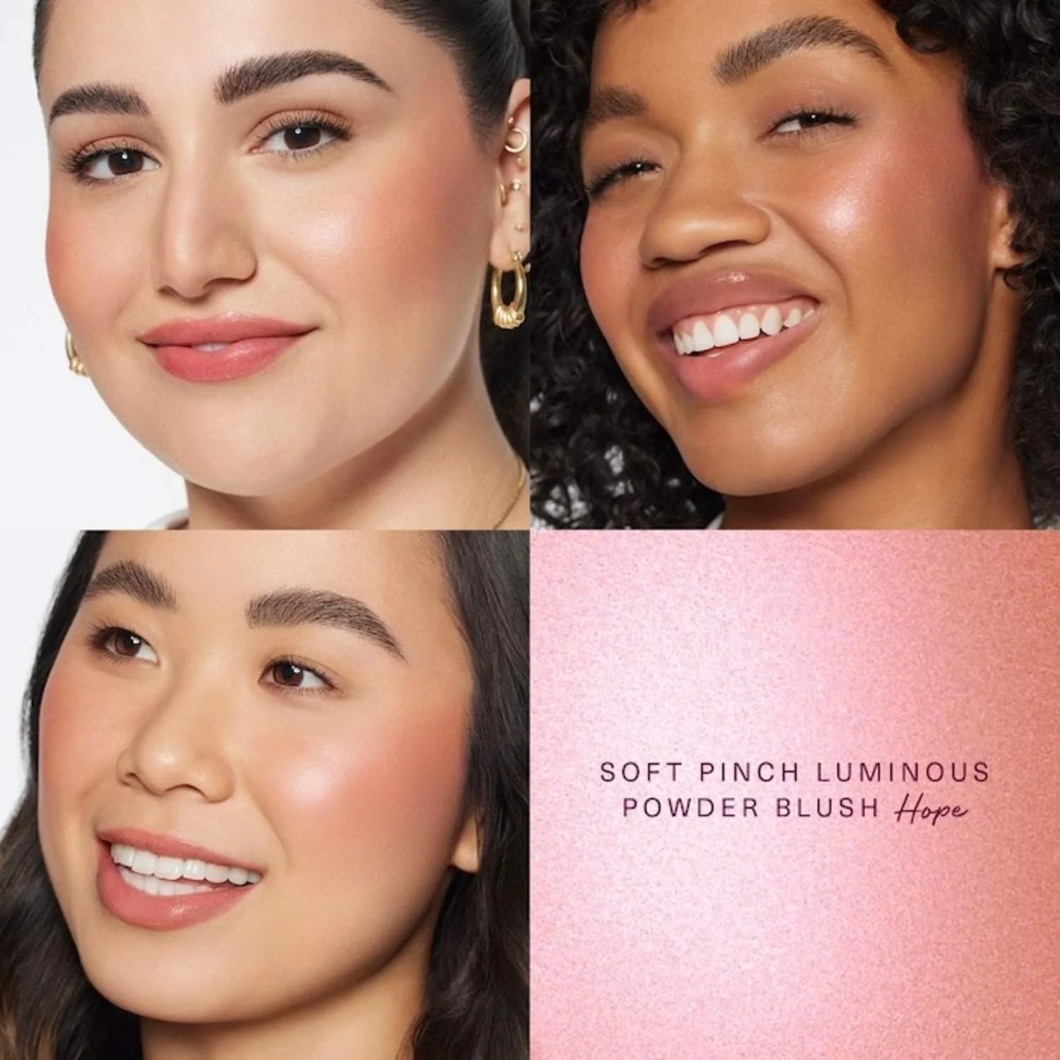 Rare Beauty Soft Pinch Luminous Powder Blush, Hope (nude mauve), Radiant Finish, 0.098 oz/2.8 g, Palette - Image 9