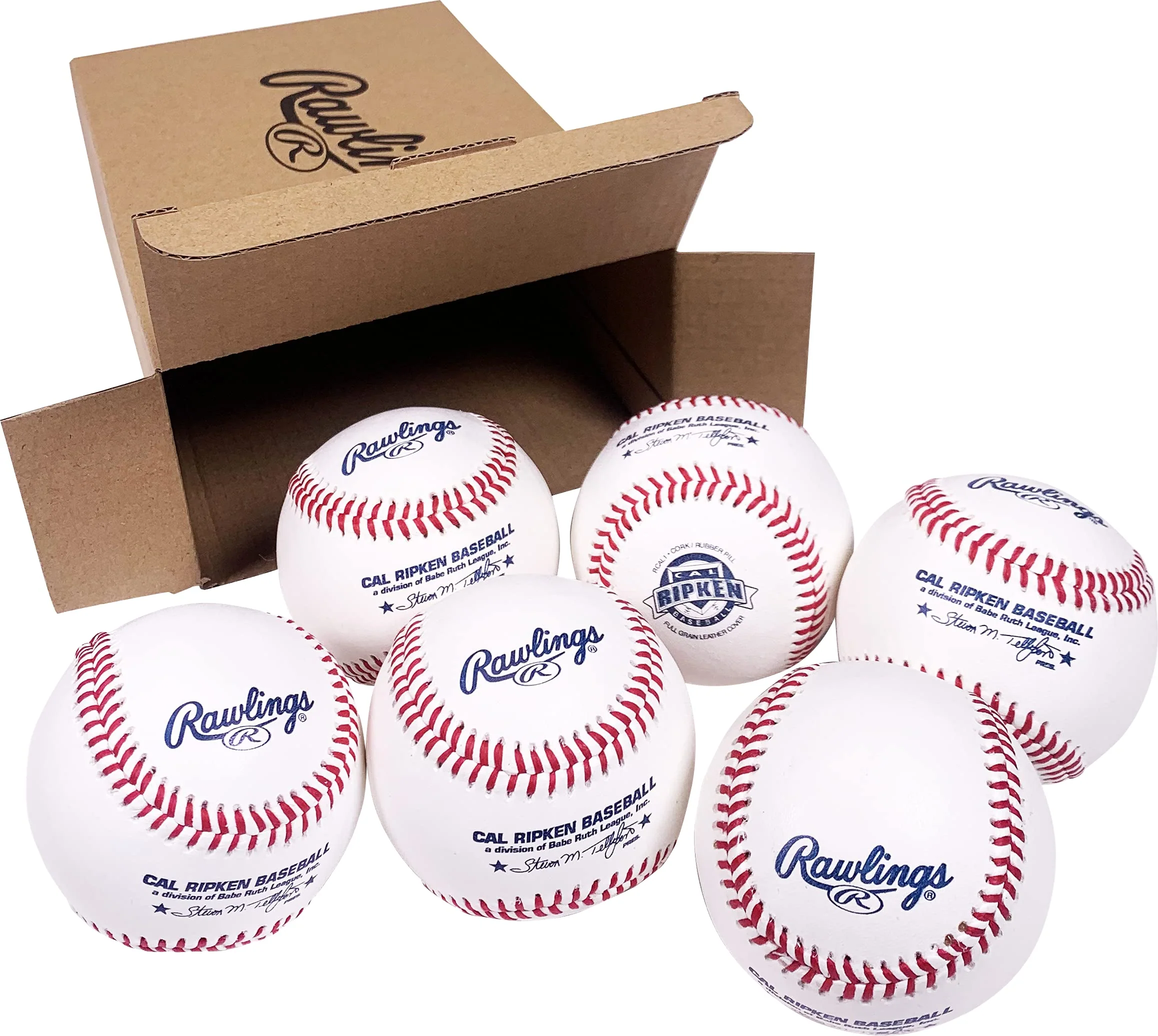 Rawlings | CAL RIPKEN LEAGUE Baseballs | Competition Grade | RCAL1 | Youth/14U | 6 Count - Image 3