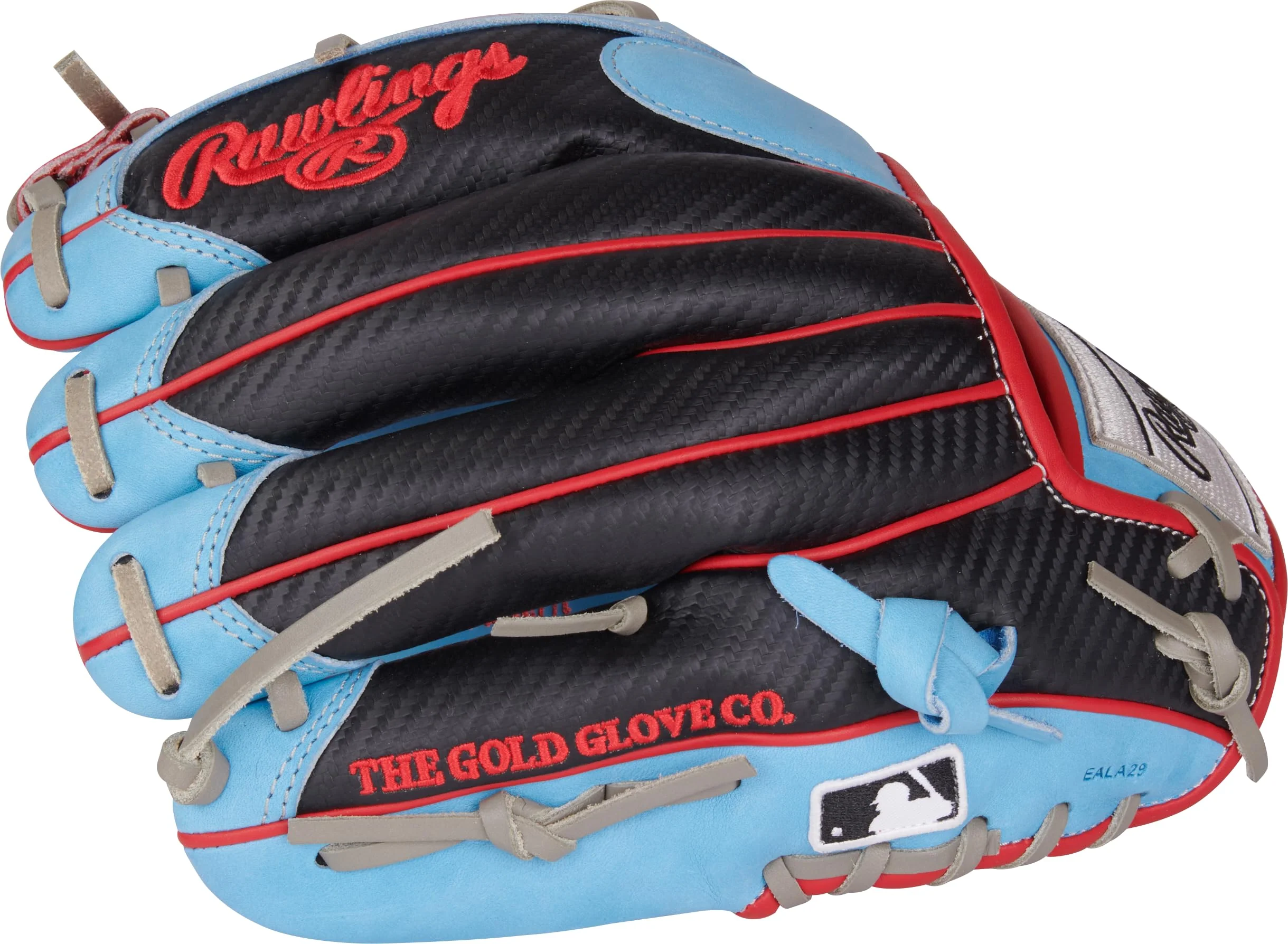 Rawlings | Heart of The Hide Series Baseball Glove | 11.5' | RHT | Hypershell - Pro I Web | Columbia Blue - Image 2