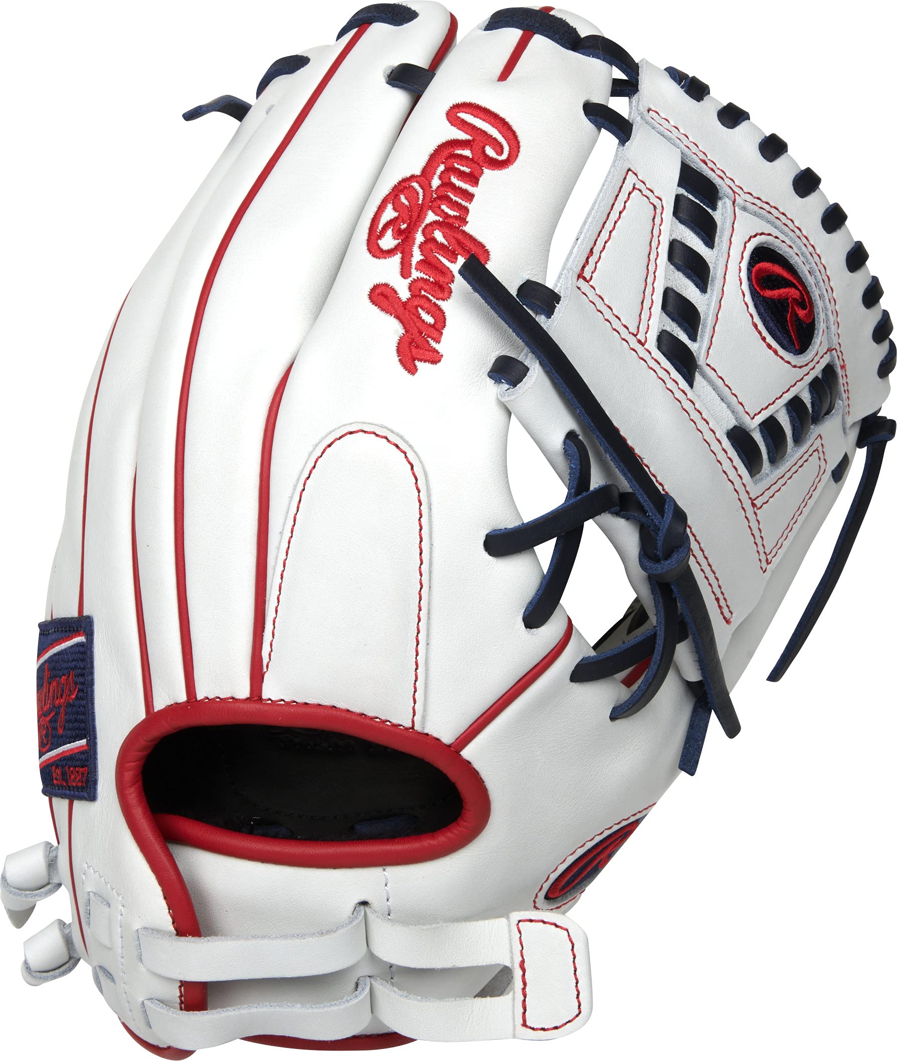 Rawlings | LIBERTY ADVANCED Fastpitch Softball Glove | 12" | 1 Piece Solid Web | Left Hand Throw - Image 3