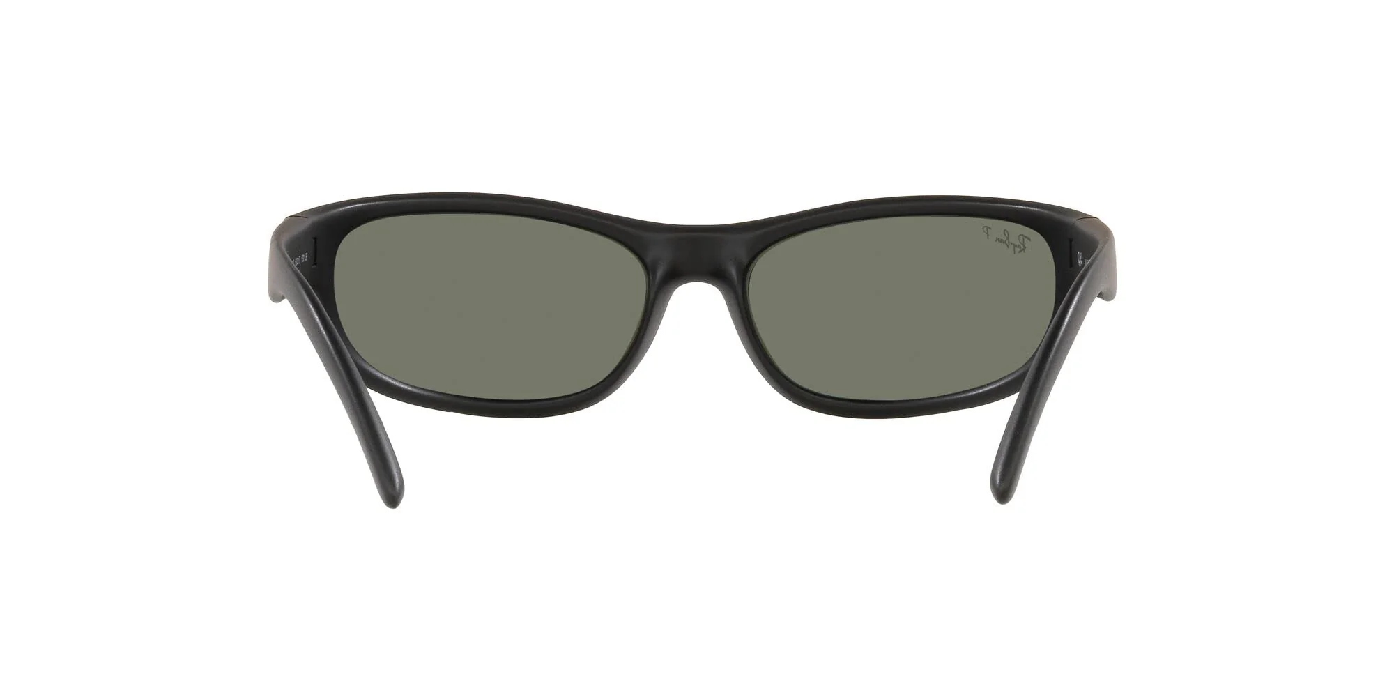 Ray-Ban Men's RB4033 Predator Rectangular Sunglasses, Matte Black/Polarized Green, 60 mm - Image 2