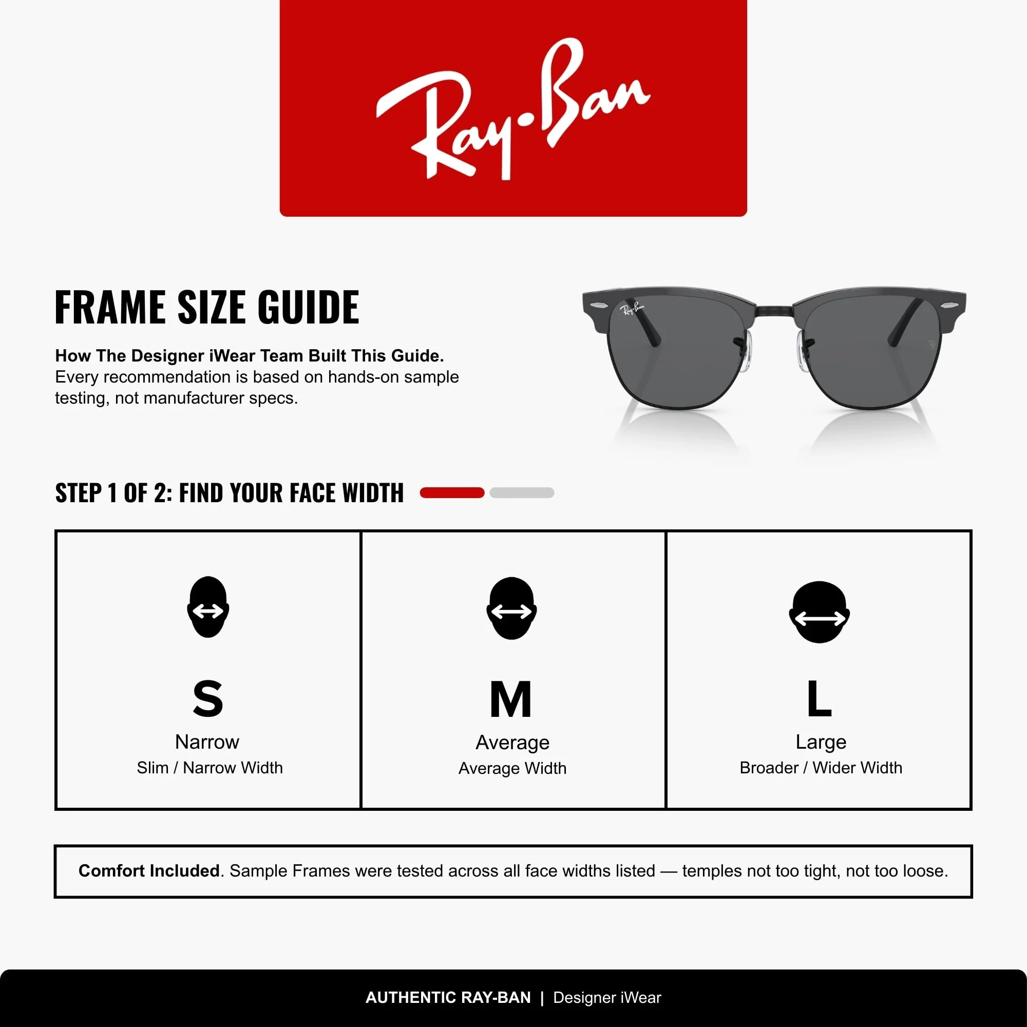 Ray-Ban RB3016 1367B1 51MM Grey On Black/Dark Grey Square Sunglasses for Men for Women - Image 5