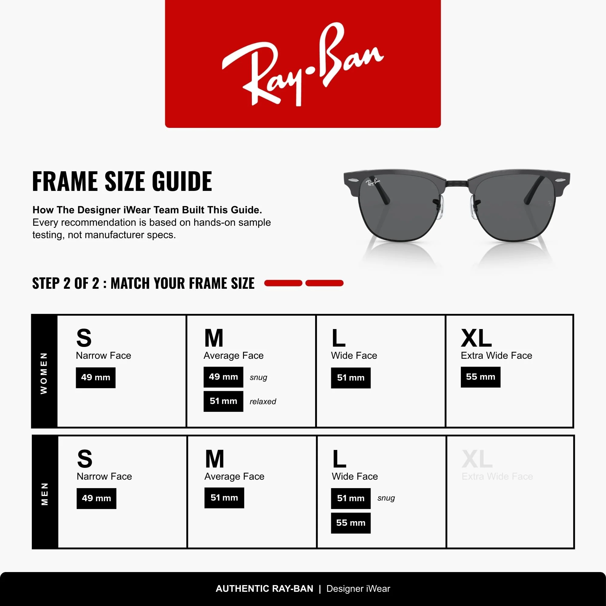 Ray-Ban RB3016 1367B1 51MM Grey On Black/Dark Grey Square Sunglasses for Men for Women - Image 6