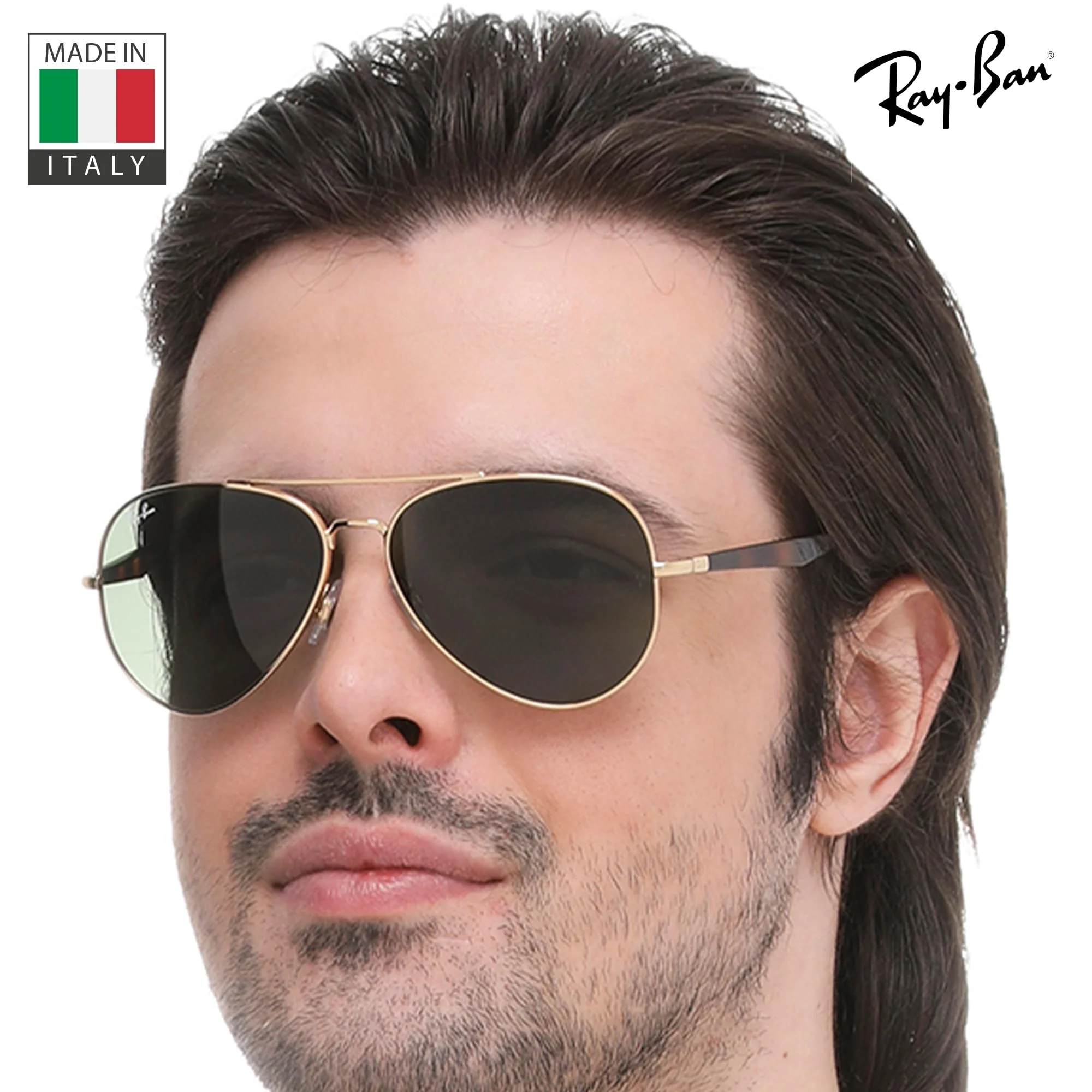 Ray-Ban RB3675 Pilot Shaped Non-Polarized Sunglasses for Men & Women – Includes Official RAYBAN Eyewear Kit – Ideal Formal & Casual Wear Sunglasses – G-15 Green Lens - Image 3