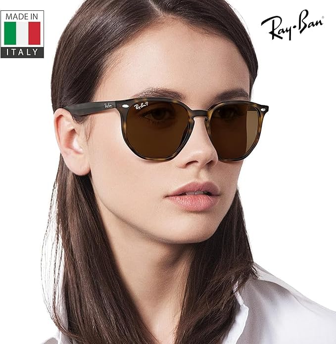 Ray-Ban RB4306 Square-Round Shaped Non-Polarized Sunglasses for Men & Women – Includes Official RAYBAN Eyewear Kit – Ideal Formal & Casual Wear Sunglasses – B-15 Brown Lens - Image 3