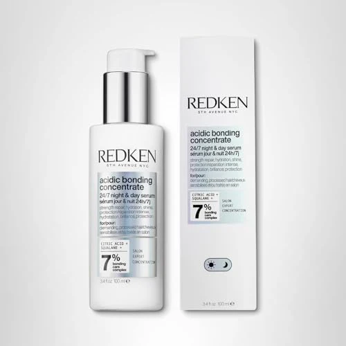 Redken Acidic Bonding Concentrate 24/7 Night & Day Serum For Damaged Hair - Nourishes & Restores, Overnight Hair Repair & Protection, Lightweight & Anti-Frizz - Image 2