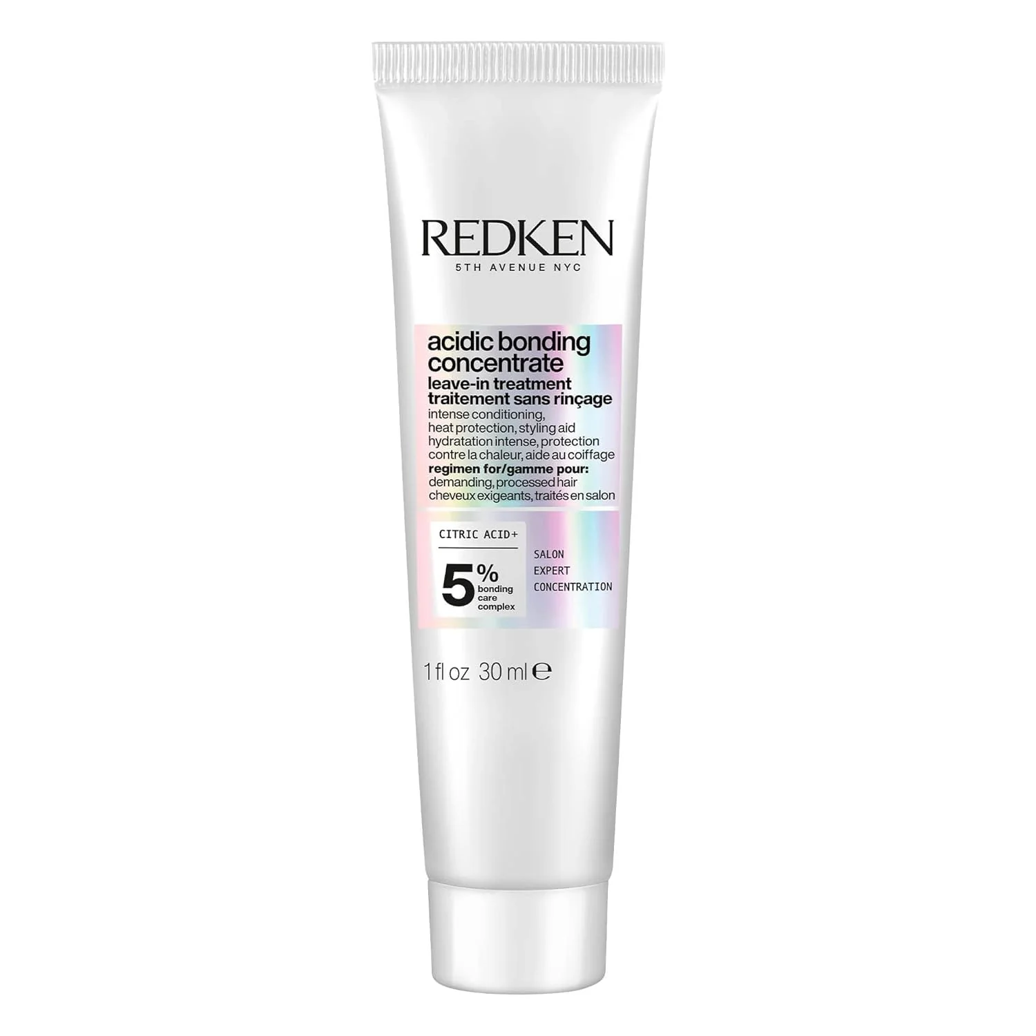 Redken Acidic Bonding Concentrate Leave In Conditioner - Hair Repair Treatment For Damaged Hair, Bond Building & Strengthening, Heat Protection