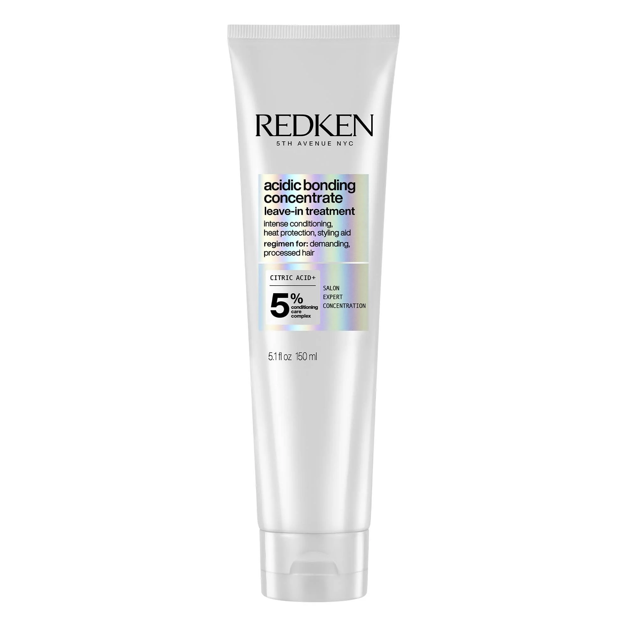Redken Acidic Bonding Concentrate Leave In Conditioner - Hair Repair Treatment For Damaged Hair, Bond Building & Strengthening, Heat Protection