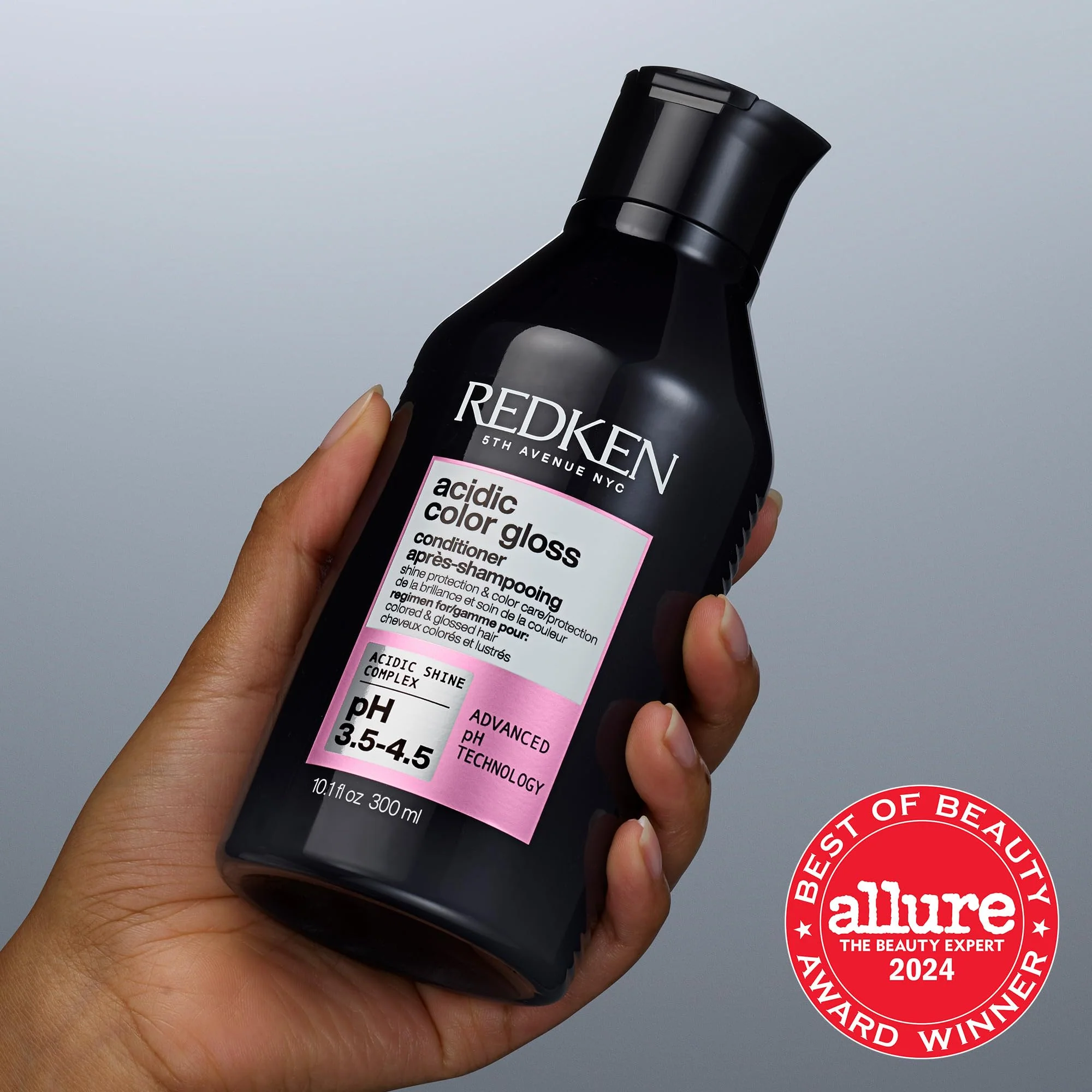 Redken Acidic Color Gloss Conditioner - Protects Vibrancy, Salon-Grade Hair Shine, For Color-Treated Hair, 10.1 Fl Oz - Image 4