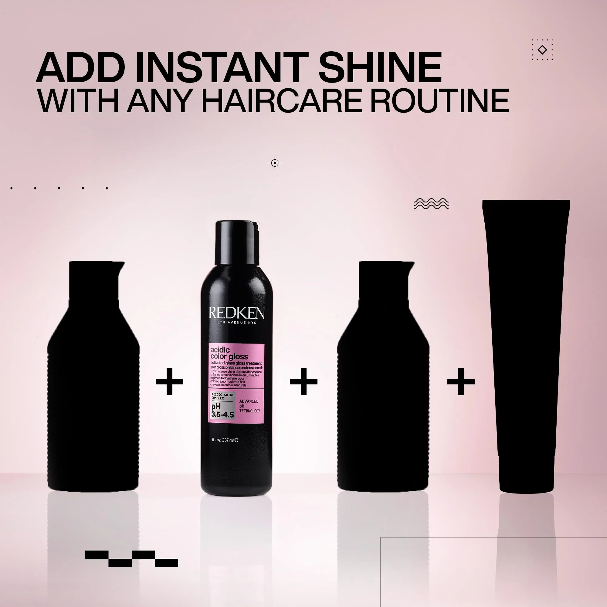 Redken Acidic Color Gloss Glass Gloss Treatment For Color-Treated Hair - Rinse Out Glossing Treatment, Intense Shine & Conditioning - Image 3