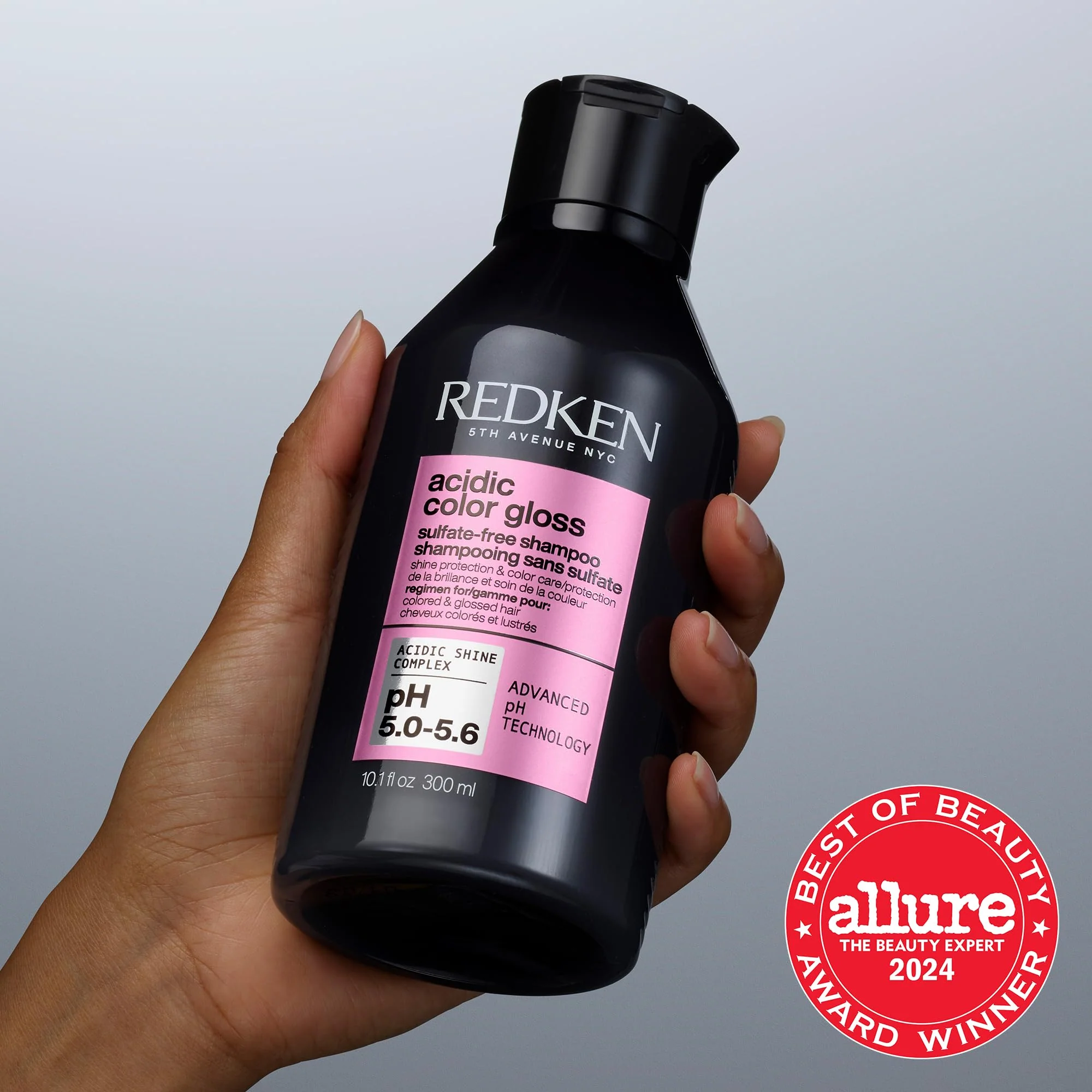 Redken Acidic Color Gloss Sulfate-Free Shampoo - Protects Vibrancy, Salon-Grade Hair Shine, For Color-Treated Hair, 1.7 Fl Oz - Image 3