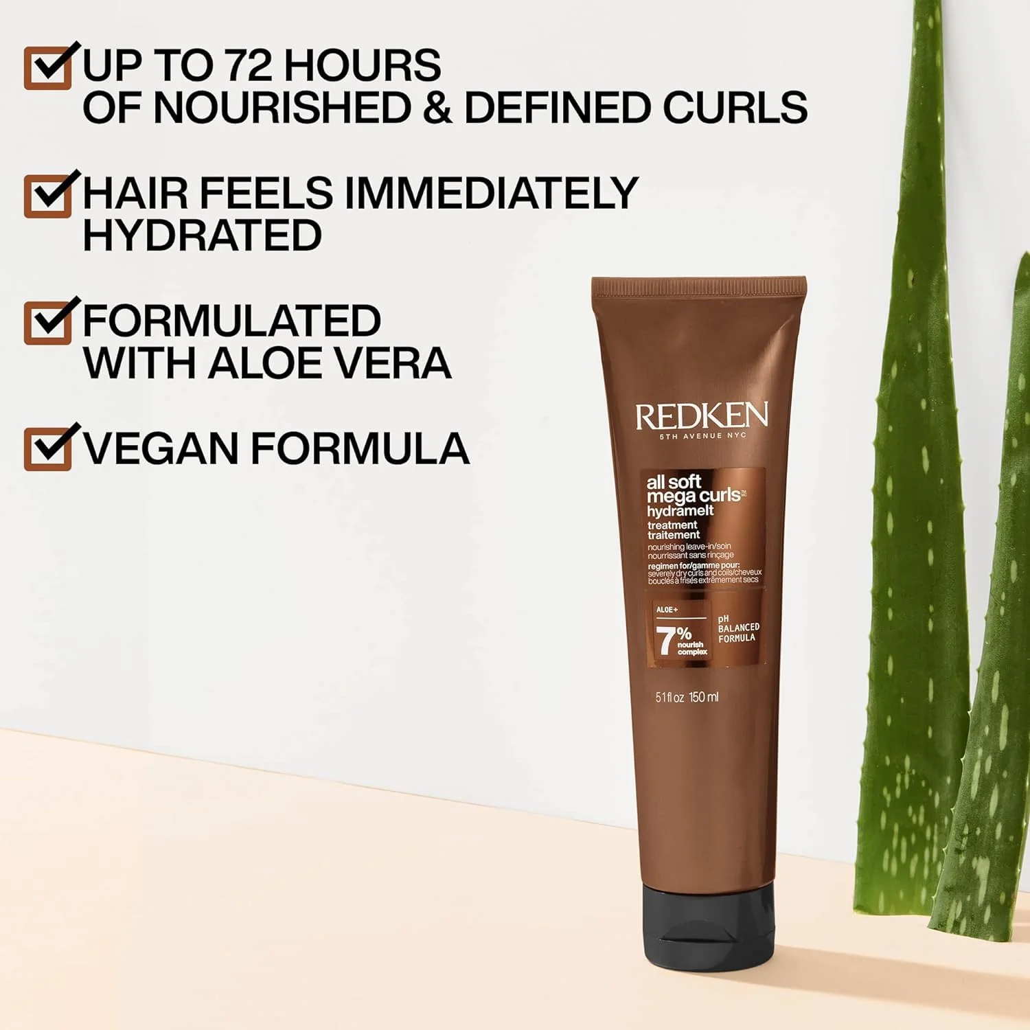 Redken All Soft Mega Curls Shampoo, Conditioner & Treatment Set For Extremely Dry Curly and Coily Hair - Nourishes and Softens Severely Dry Curls - Image 5