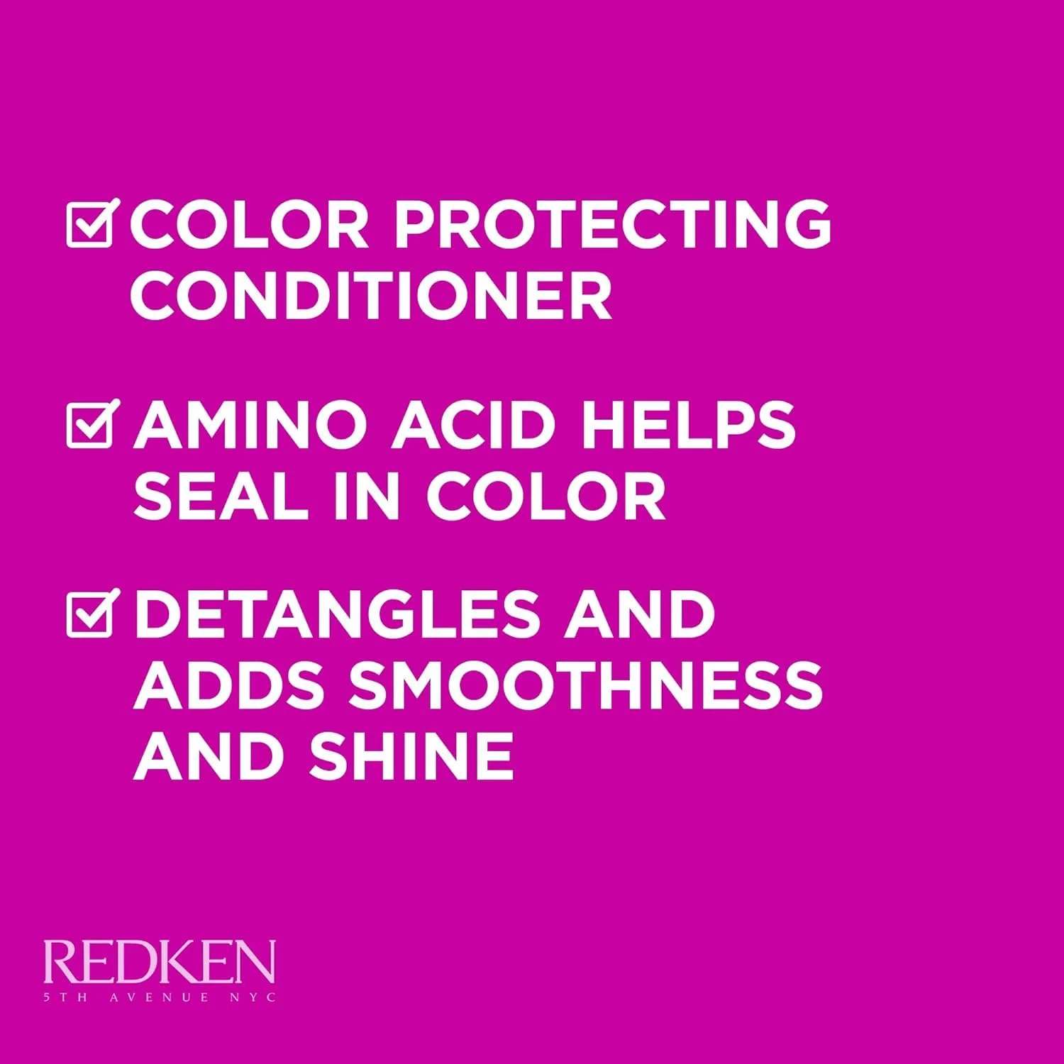 Redken Color Extend Magnetics Conditioner | For Color Treated Hair | Protects Color & Adds Shine | With Amino Acid | Sulfate-Free | 1 Fl Oz - Image 5
