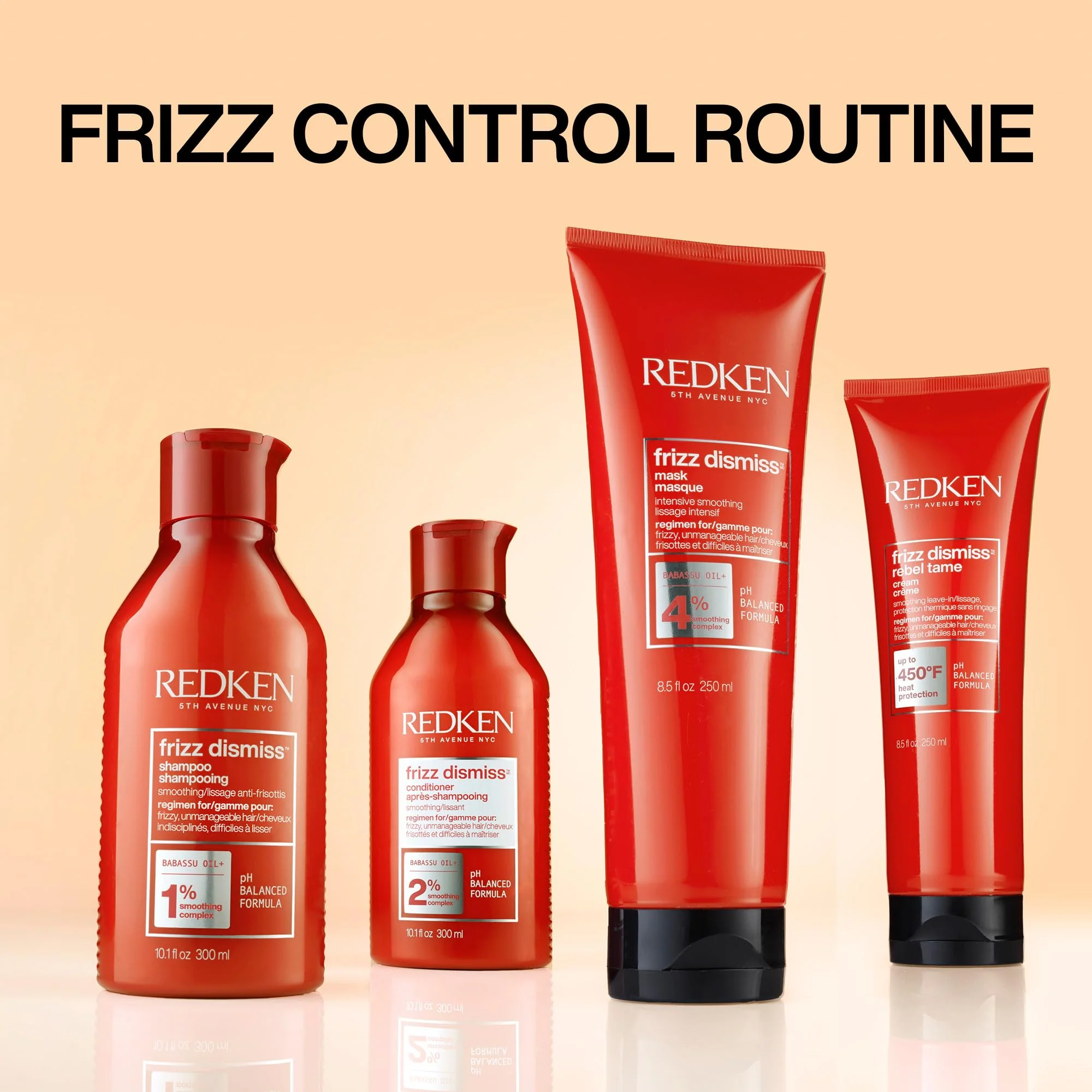 Redken Frizz Dismiss Conditioner | Sulfate Free Conditioner For Frizzy Hair | Moisturizes and Smooths | Provides Soft, Silky Hair | Long-Lasting Frizz Control | Humidity Protection | Anti Frizz - Image 4