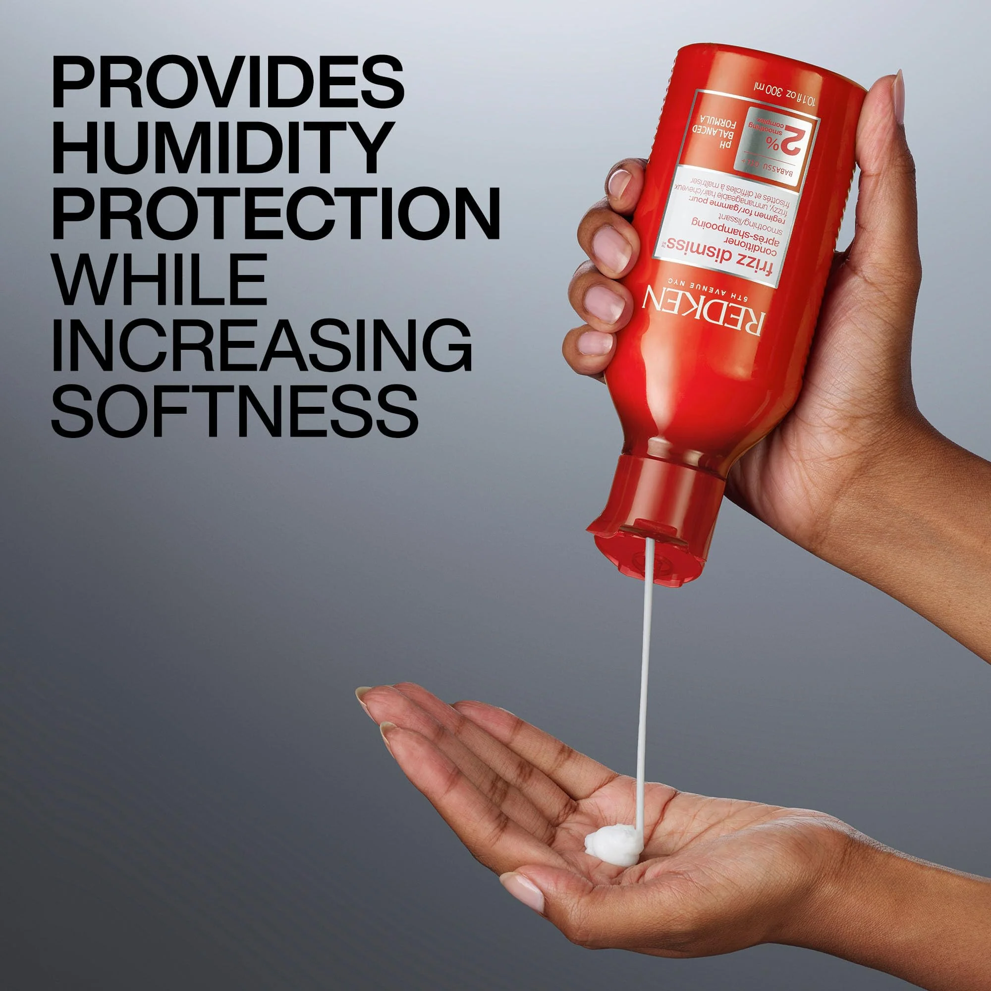 Redken Frizz Dismiss Conditioner | Sulfate Free Conditioner For Frizzy Hair | Moisturizes and Smooths | Provides Soft, Silky Hair | Long-Lasting Frizz Control | Humidity Protection | Anti Frizz - Image 6