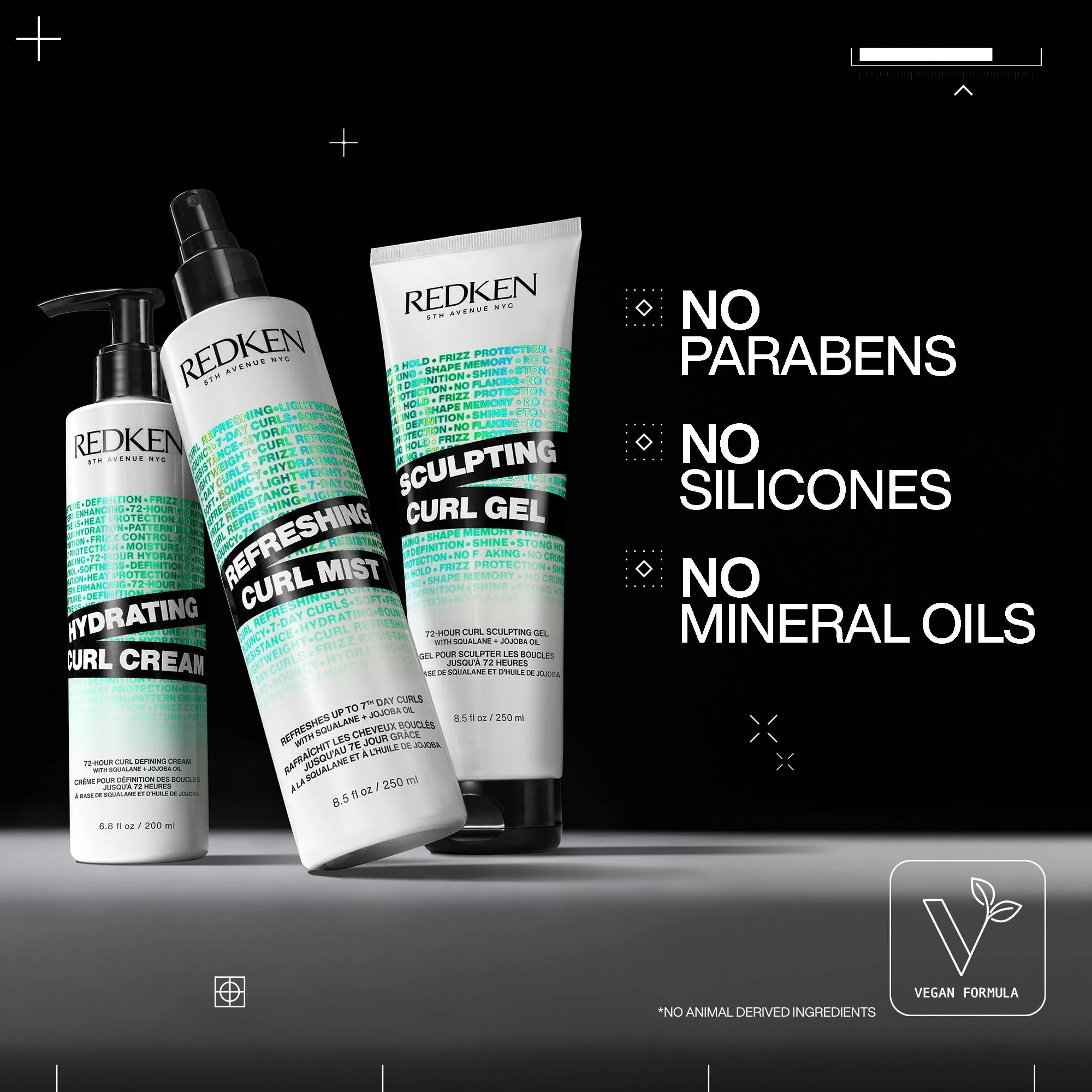 Redken Sculpting Curl Gel - 72-Hour Strong Hold, Crunch-Free & Flake-Free, Helps Tame Frizz - Image 6