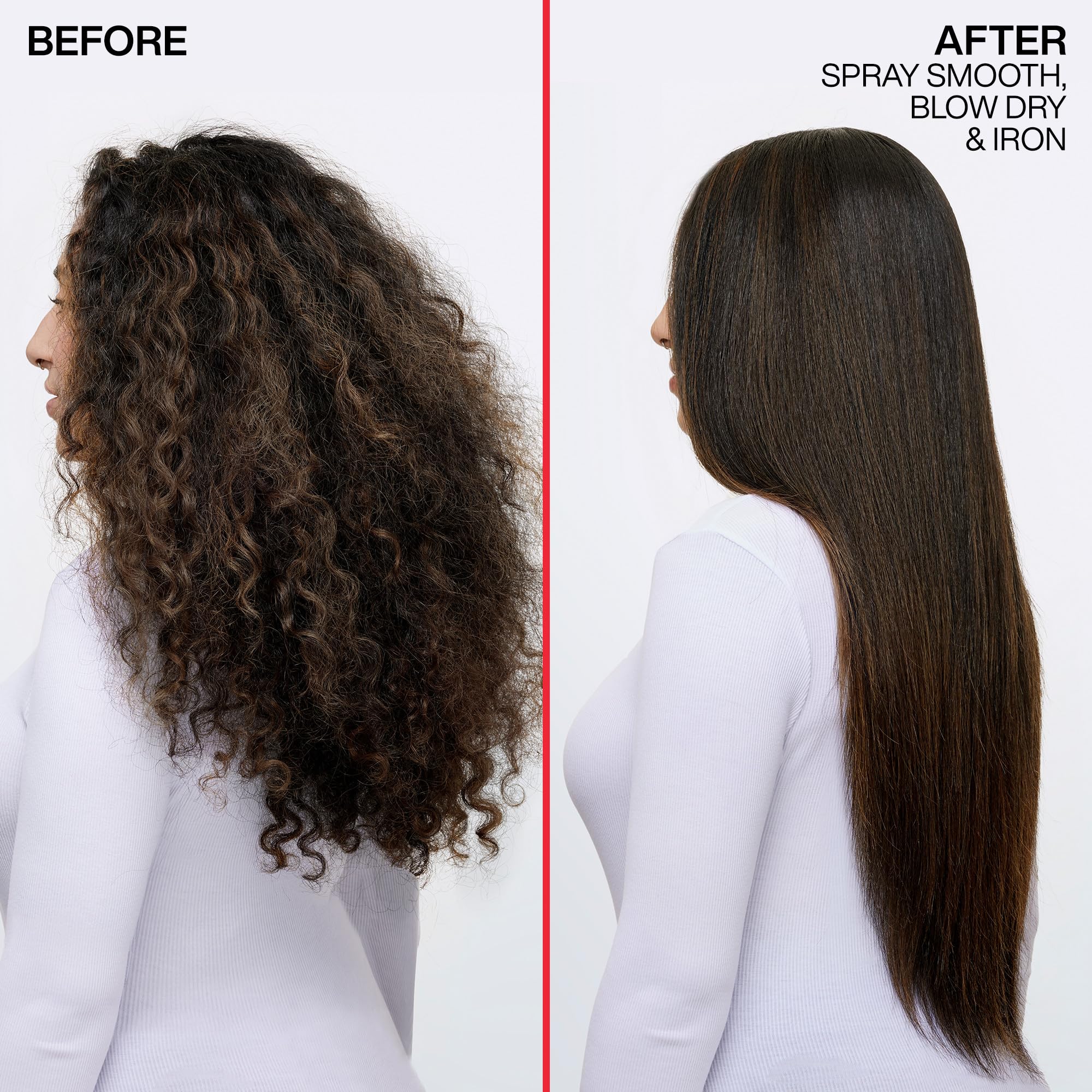 Redken Spray Smooth Anti Frizz Hair Spray | Frizz Control and Heat Protection | Instant Smoother | With Citric Acid | Paraben, Sulfate & Silicone-Free| 7.5 Oz - Image 7