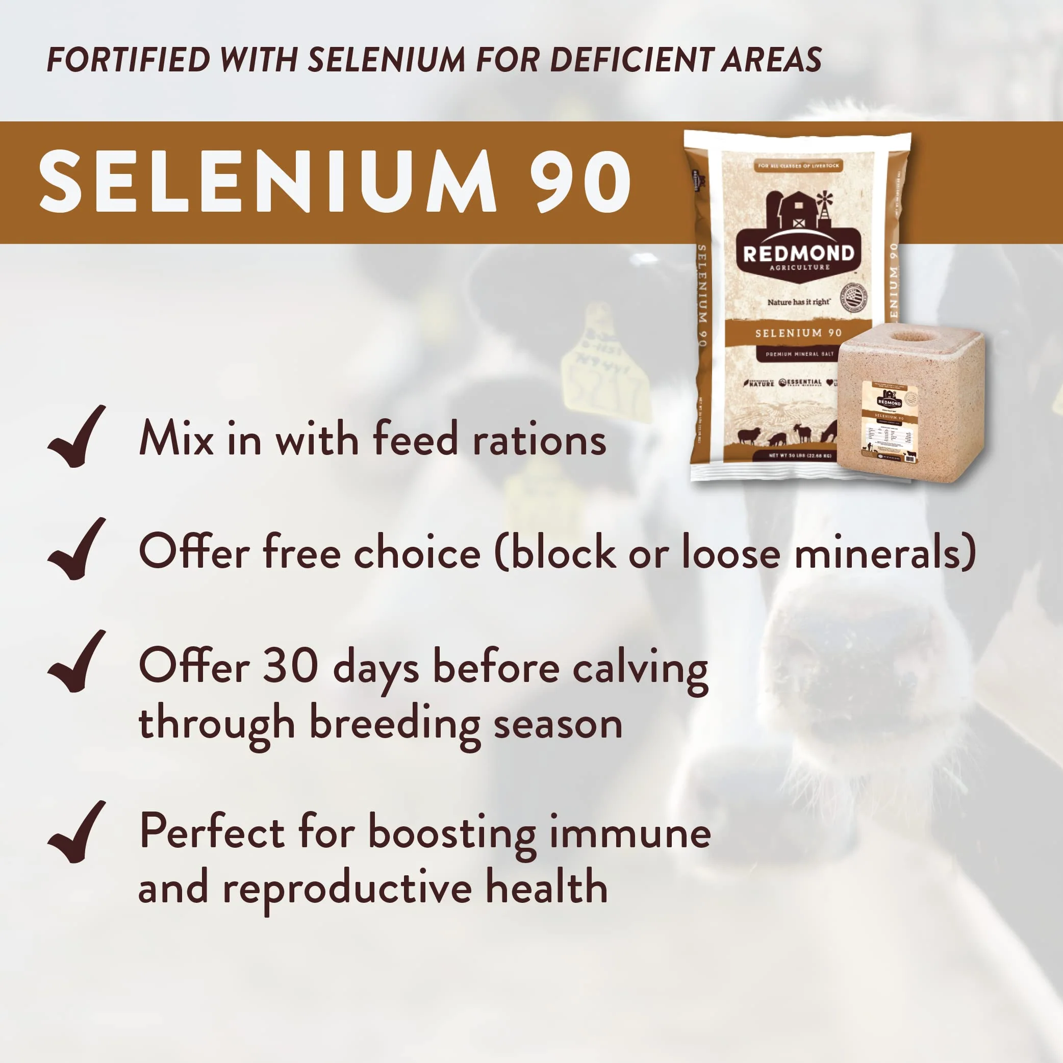 Redmond Agriculture Selenium 90 Premium Mineral Salt - Image 4