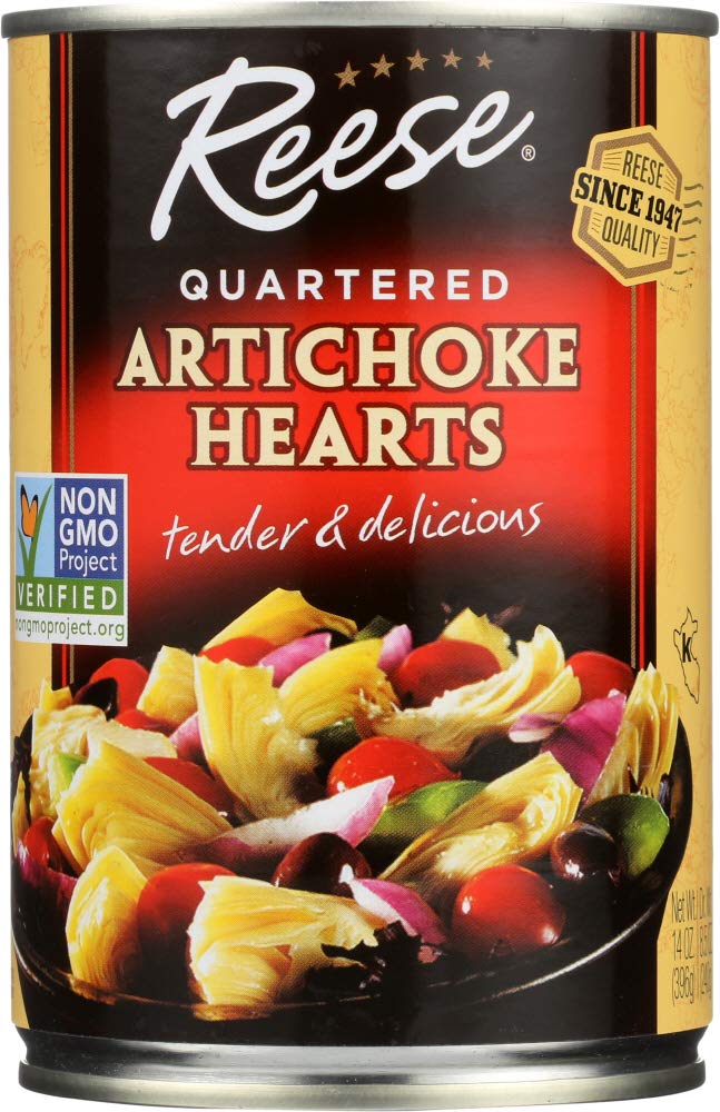 Reese Quartered Artichoke Hearts, 14 Oz