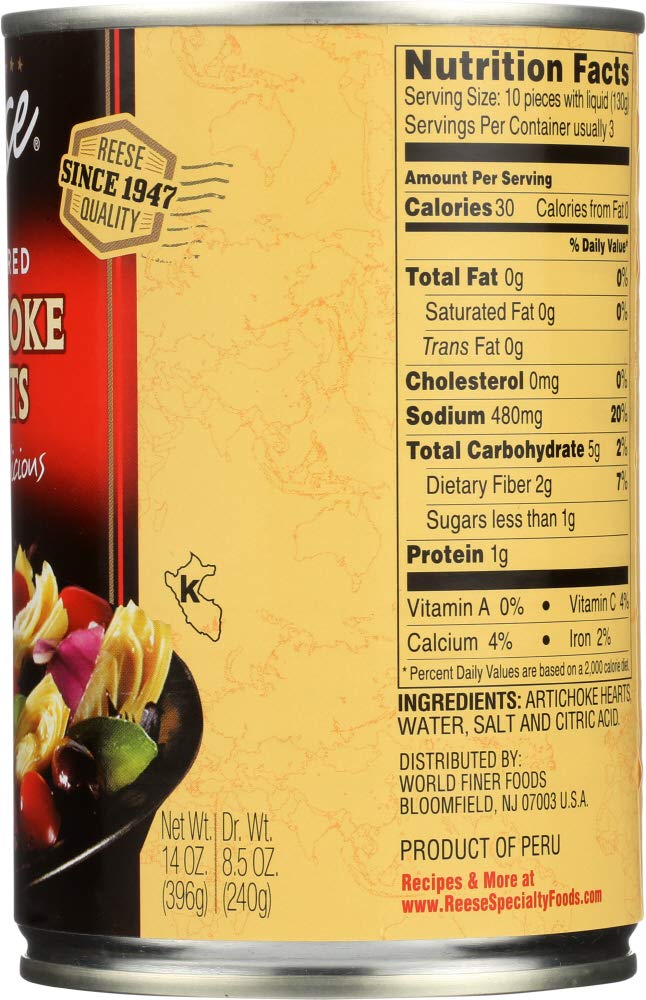 Reese Quartered Artichoke Hearts, 14 Oz - Image 2