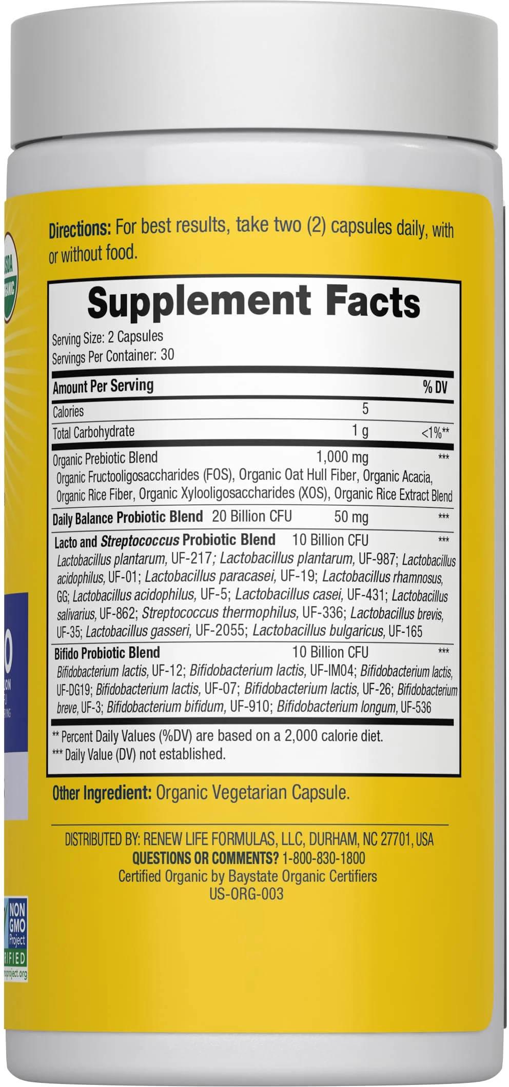 Renew Life Daily Balance Probiotic, 60 CT - Image 4